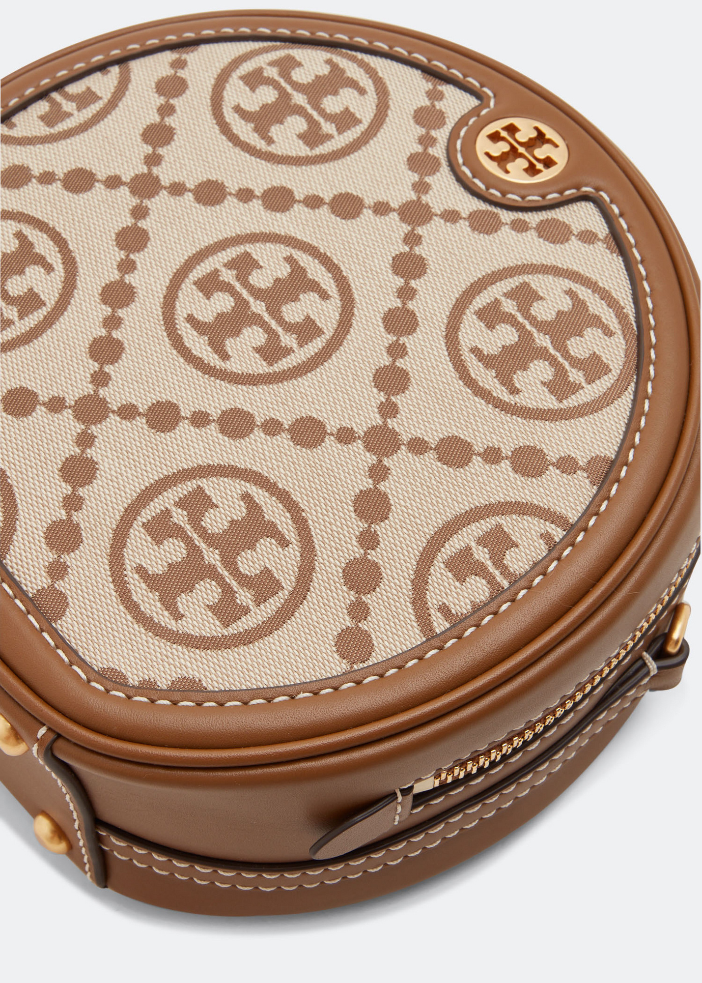 Tory Burch T Monogram Moon bag for Women - Brown in Qatar