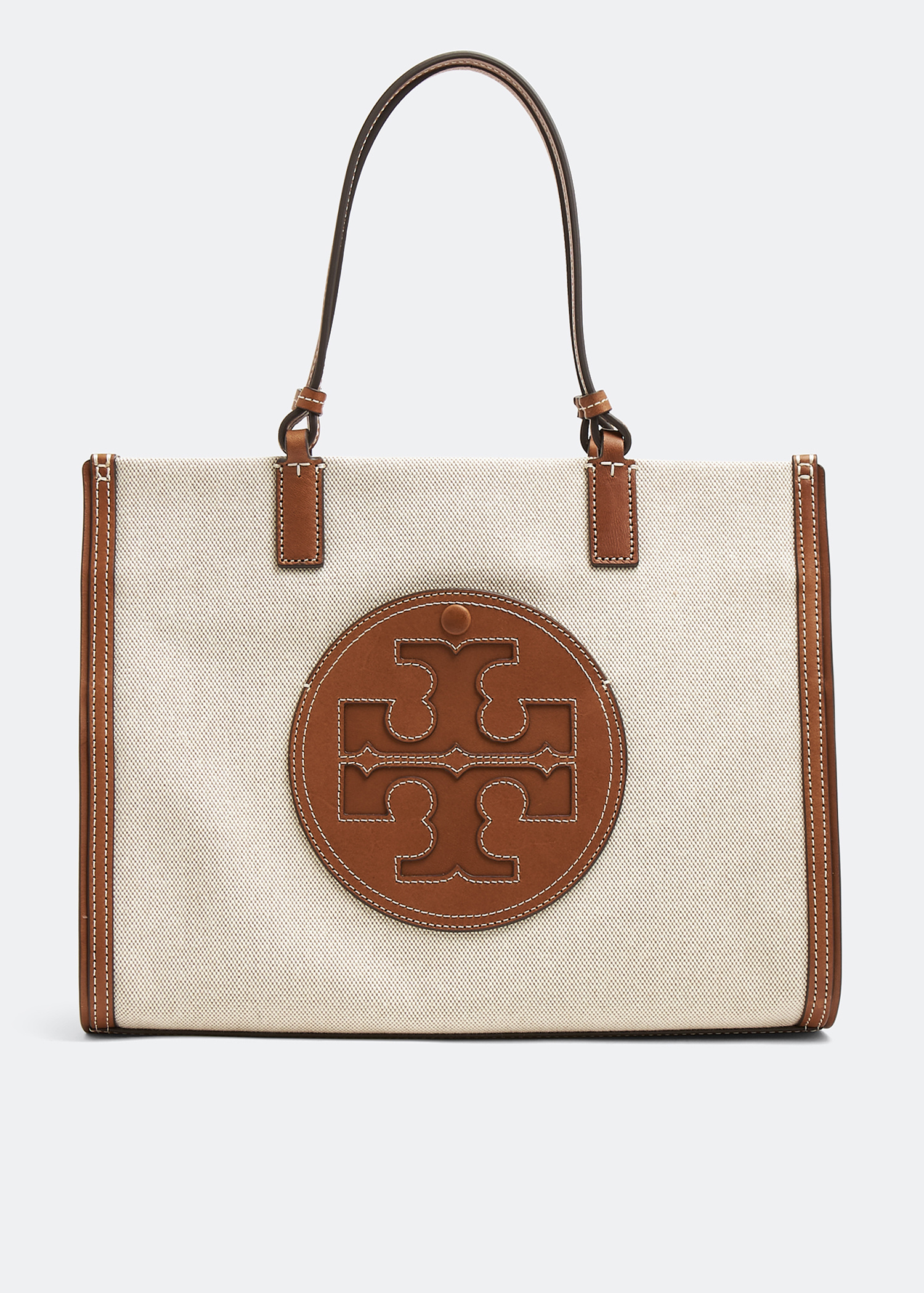 Tory Burch Ella canvas small tote bag for Women - Beige in UAE