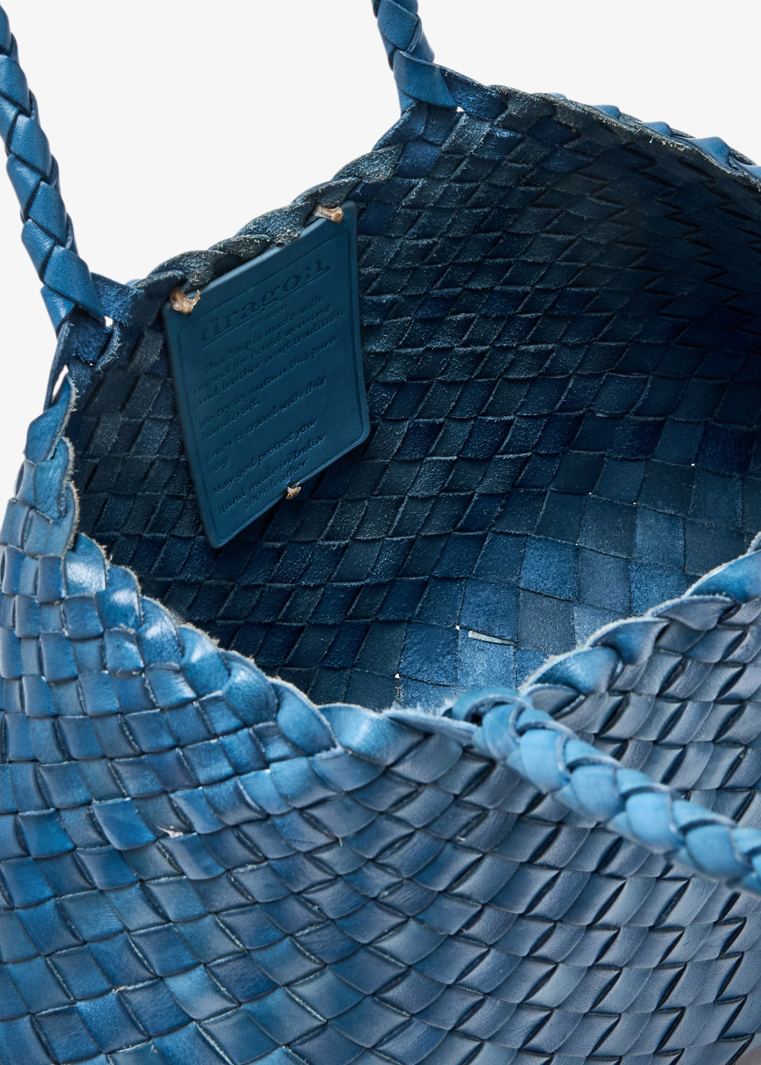 Dragon Diffusion Small Santa Croce bag for Women - Blue in UAE