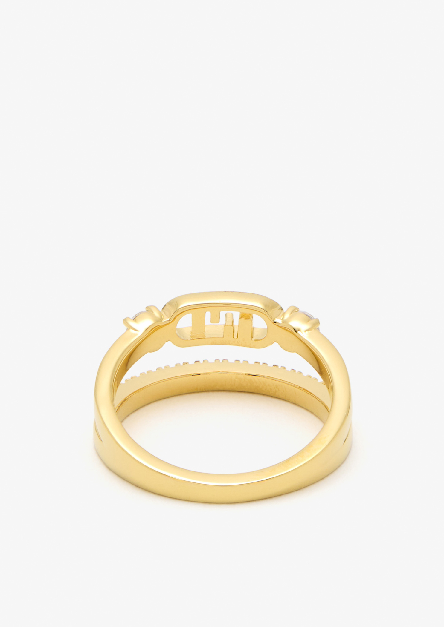 FENDI O'Lock ring for Women - Gold in UAE | Level Shoes