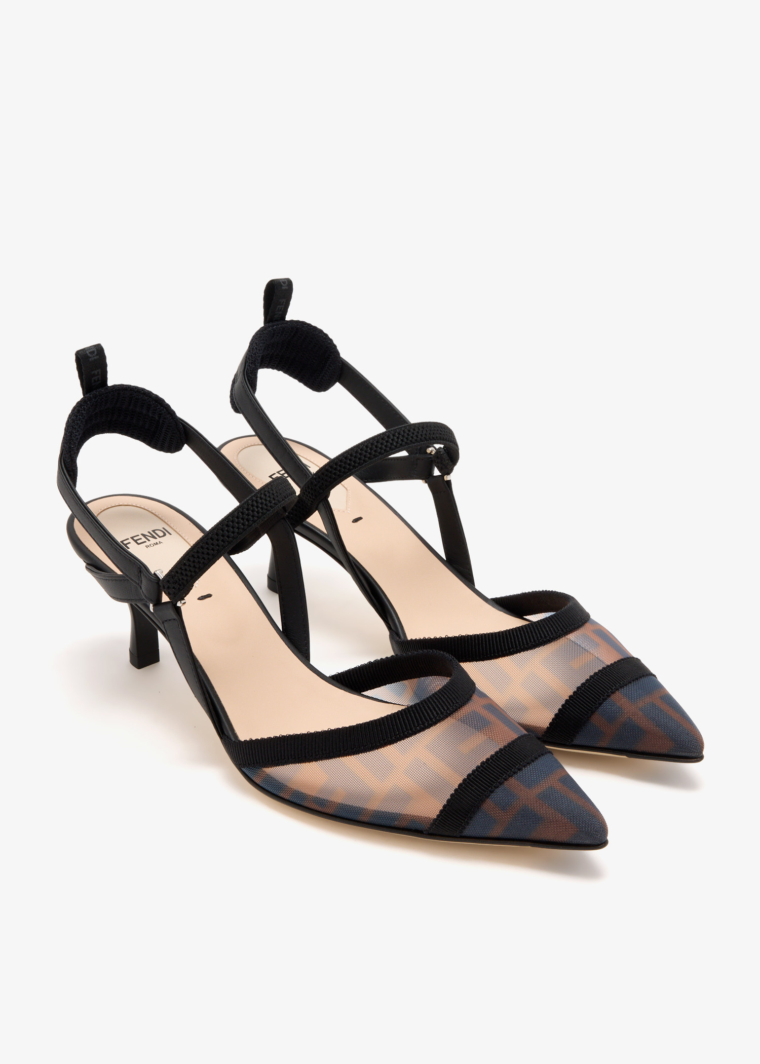 FENDI Colibrì Lite slingback pumps for Women - Brown in KSA