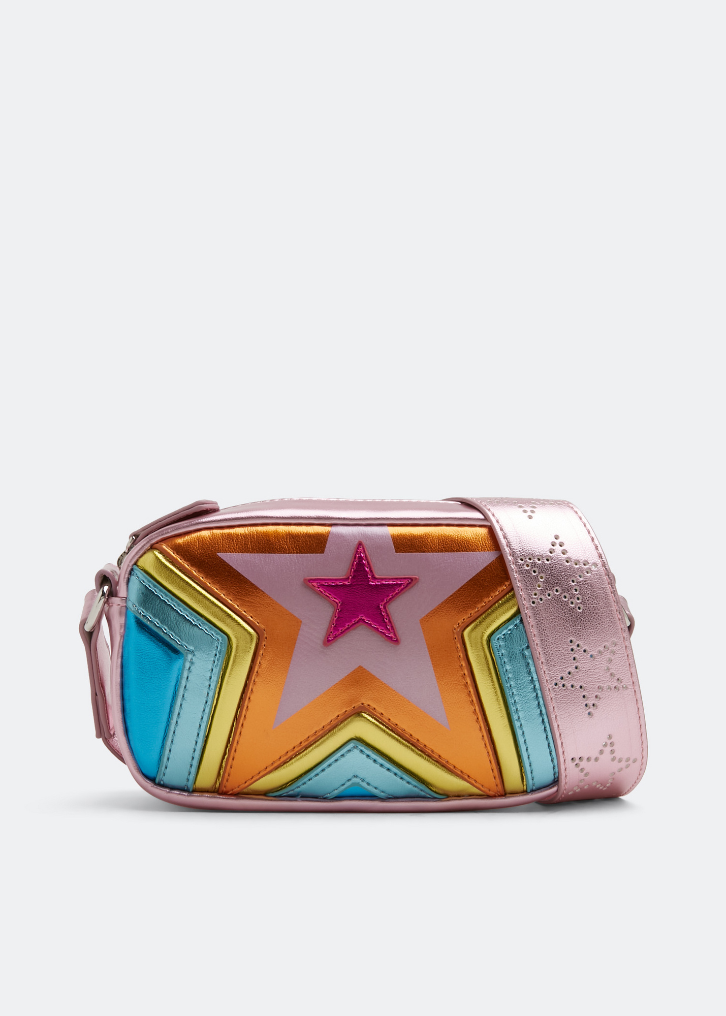 Stella McCartney Star quilted shoulder bag for Girl - Multicolored