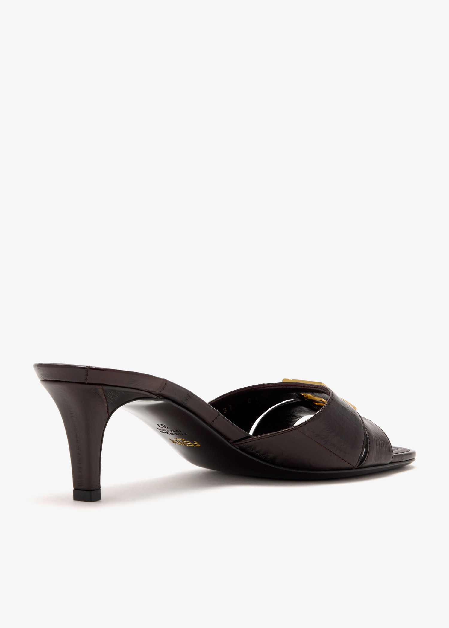 FENDI FFold mules for Women - Brown in KSA | Level Shoes