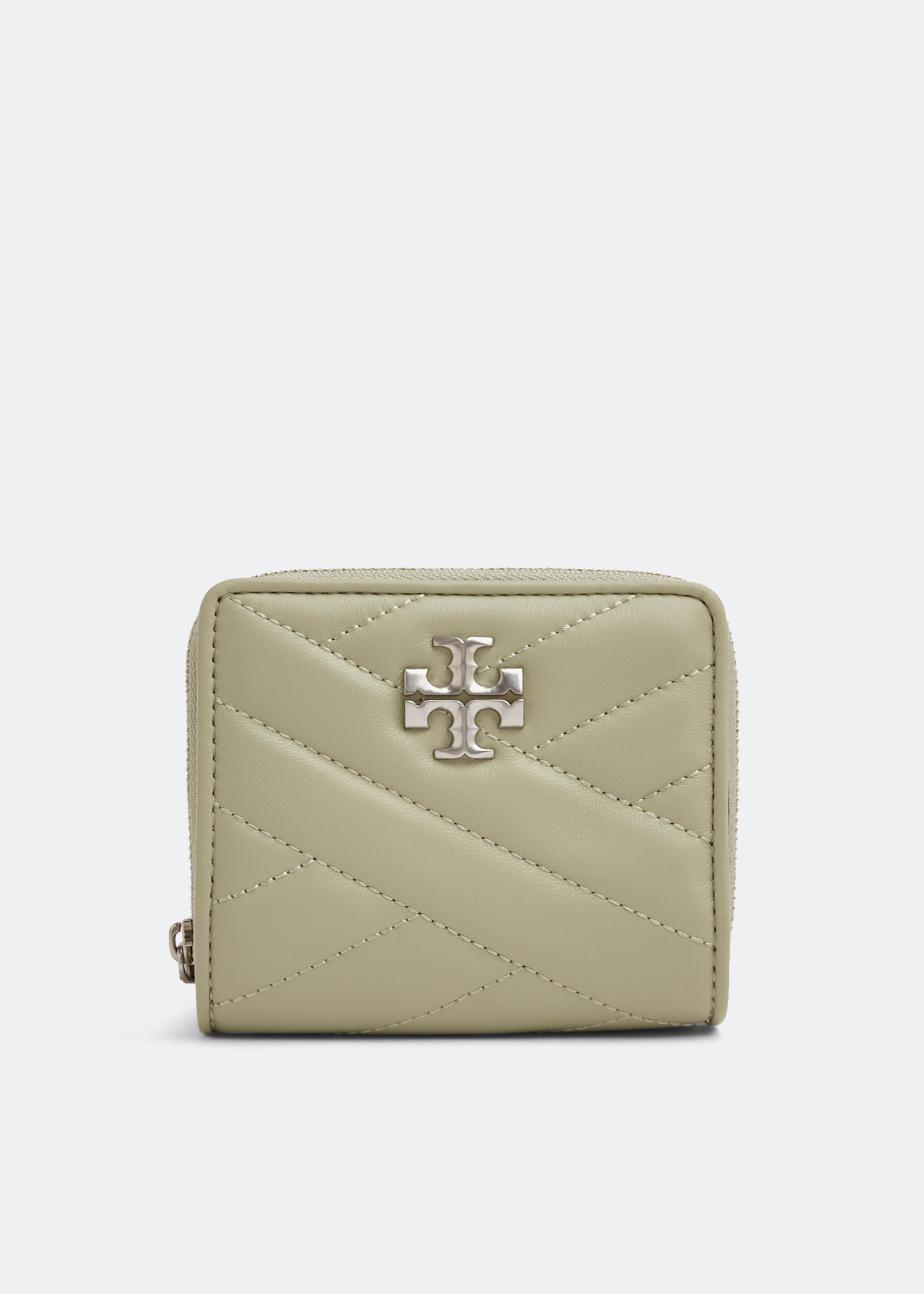 Tory Burch Kira chevron bi-fold wallet for Women - Green in USA