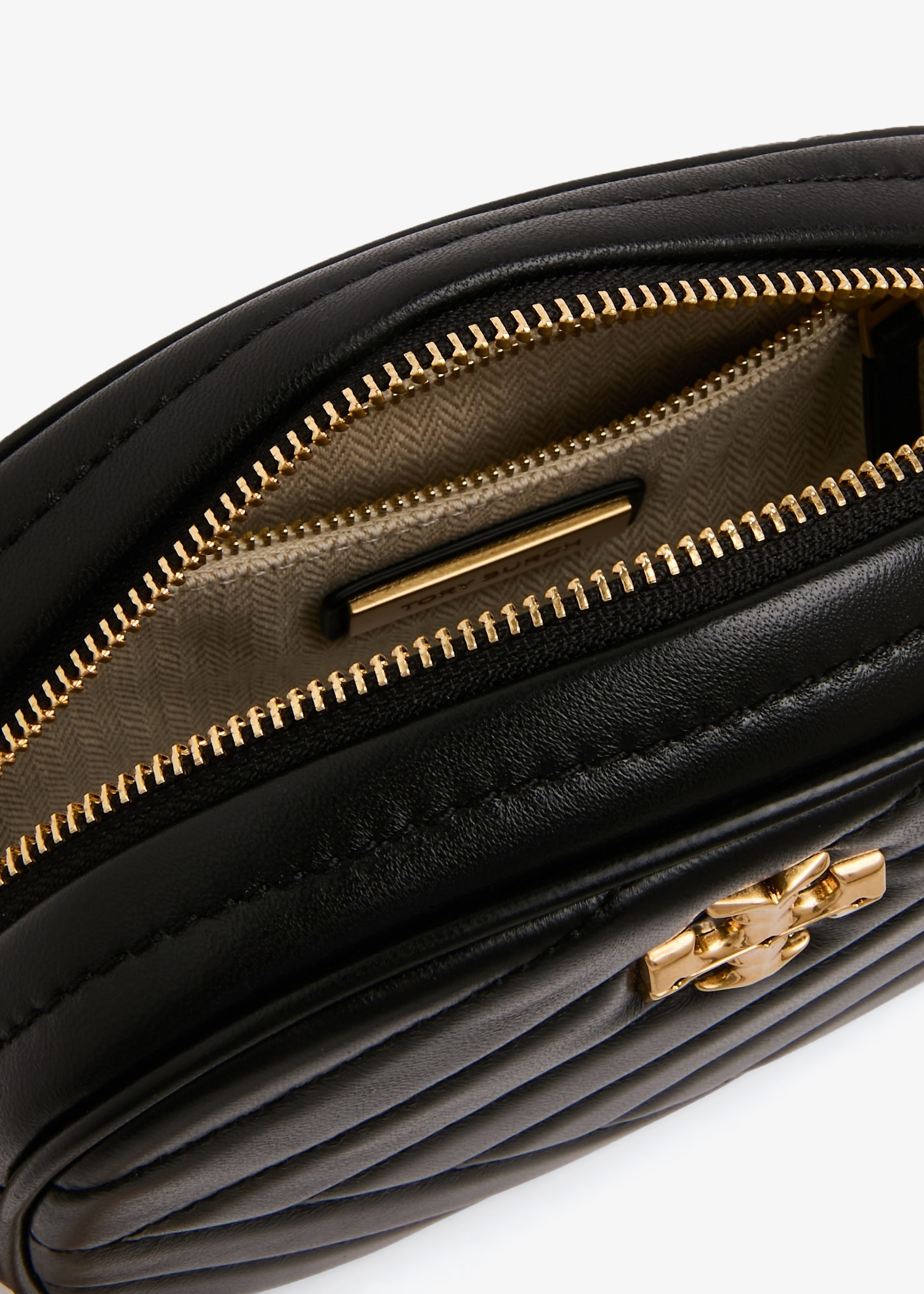 Tory Burch Kira chevron small camera bag for Women - Black