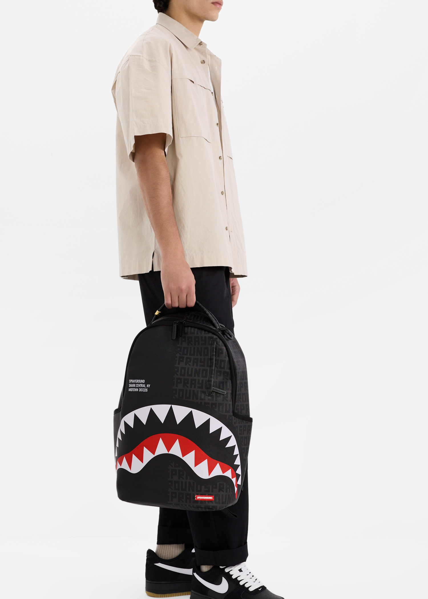 Sprayground Shark Central Split Infinity DLXSV backpack for Men