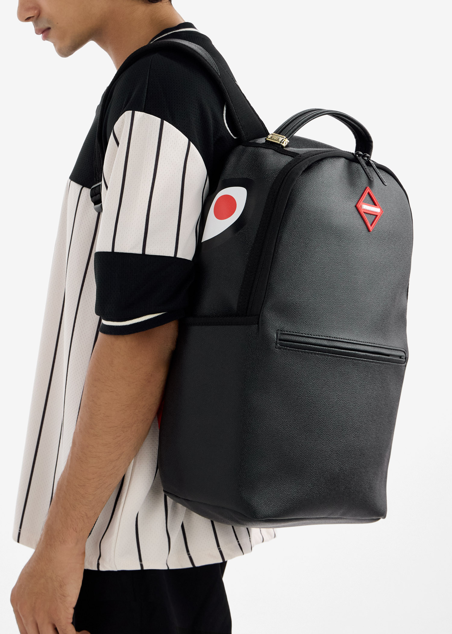 Sprayground Black Out Shark DLXSV backpack for Men - Black in USA