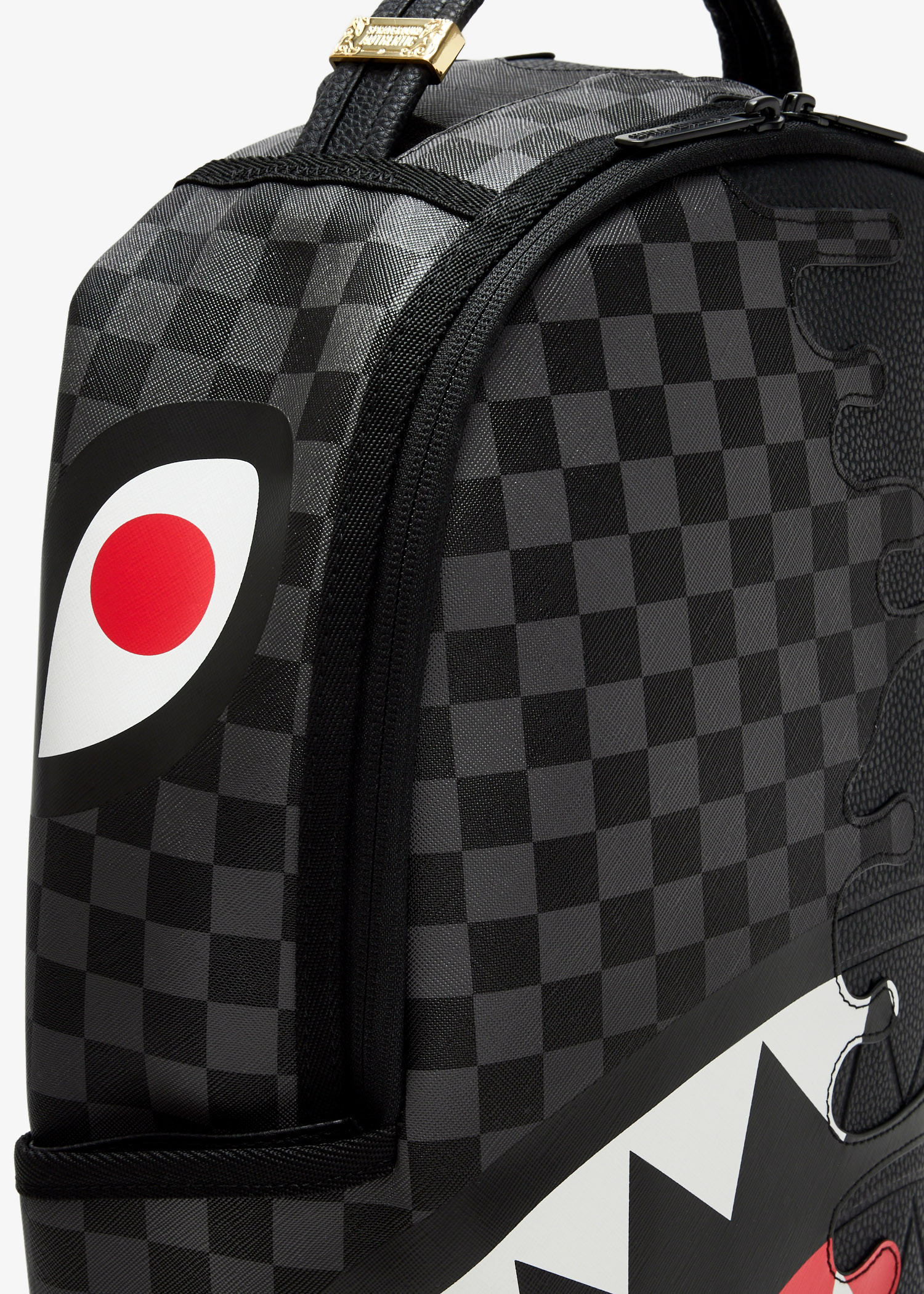 Sprayground Unfinished Shark backpack for Men - Black in USA