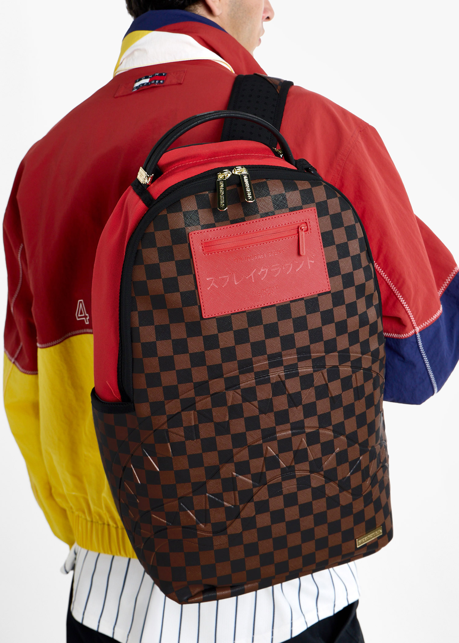 Spray Ground Red Redemption backpack for Men - Printed in UAE