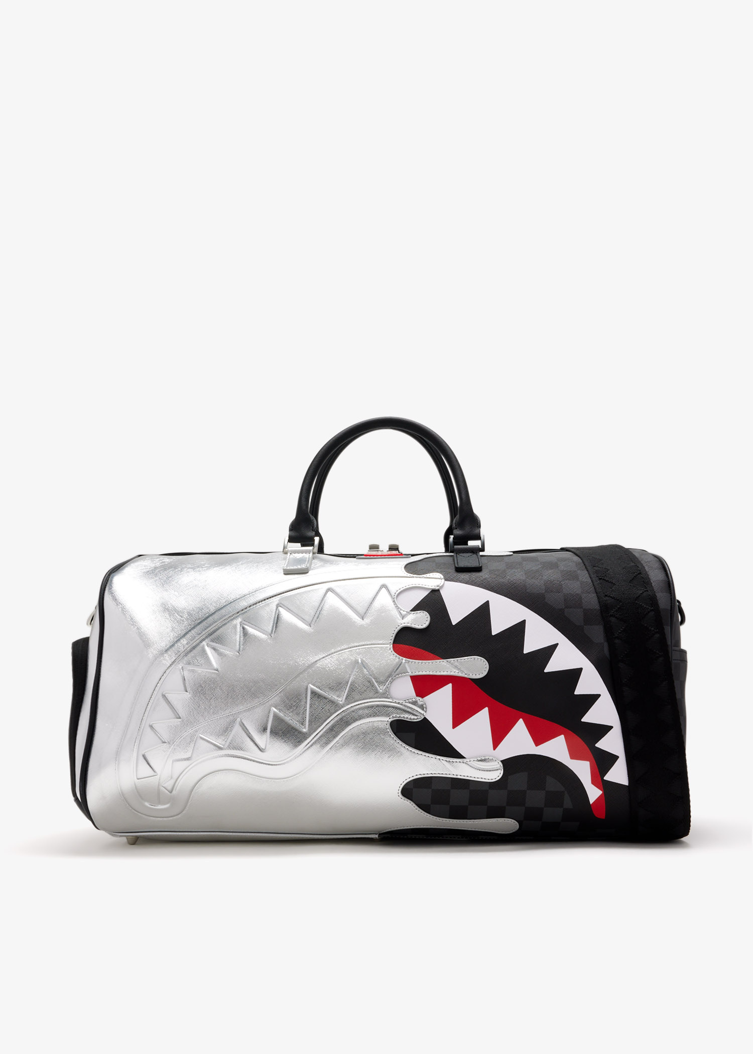 Spray Ground Side Drip Check duffle bag for ADULT-UNISEX, Men