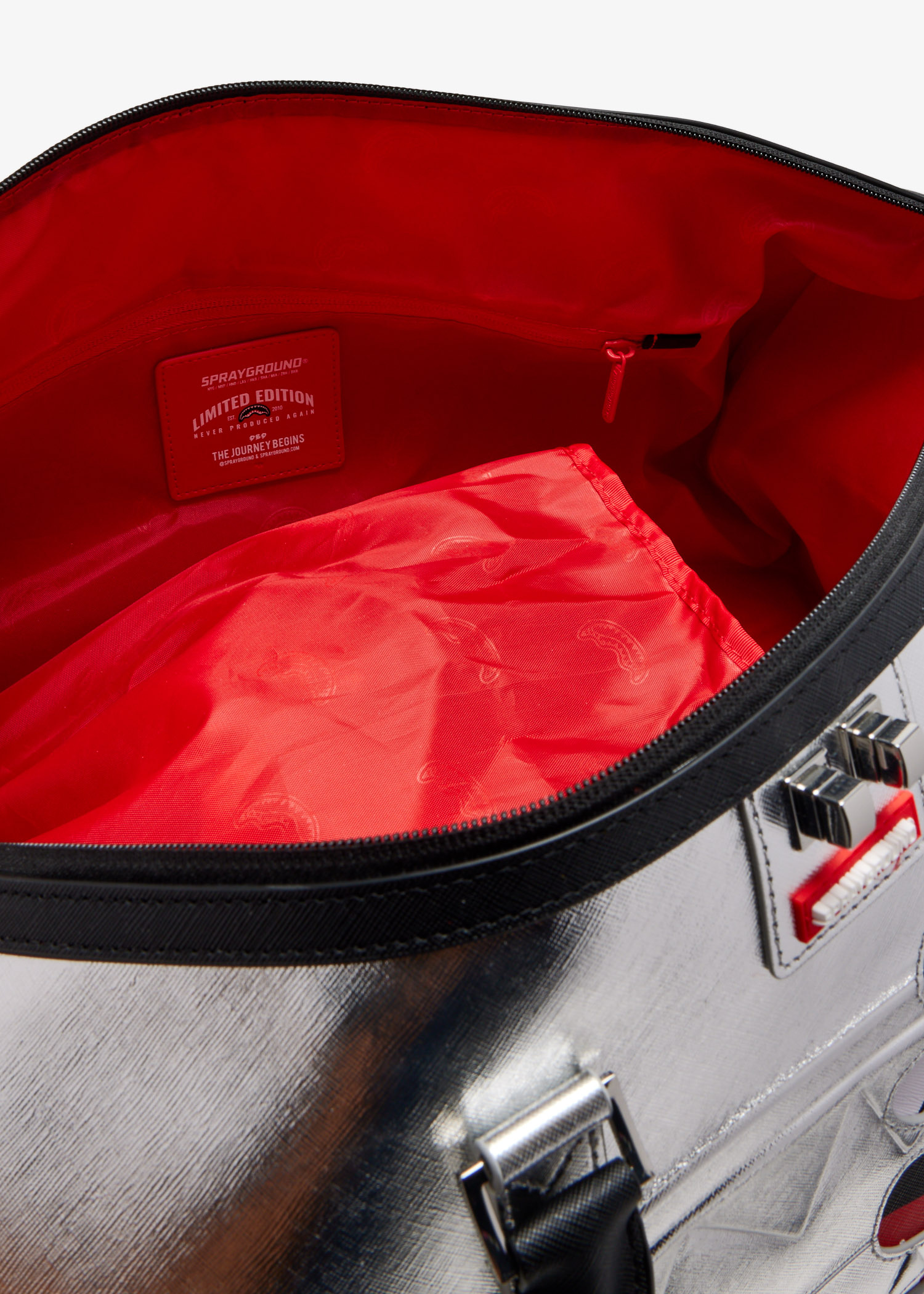 Spray Ground Side Drip Check duffle bag for ADULT-UNISEX, Men