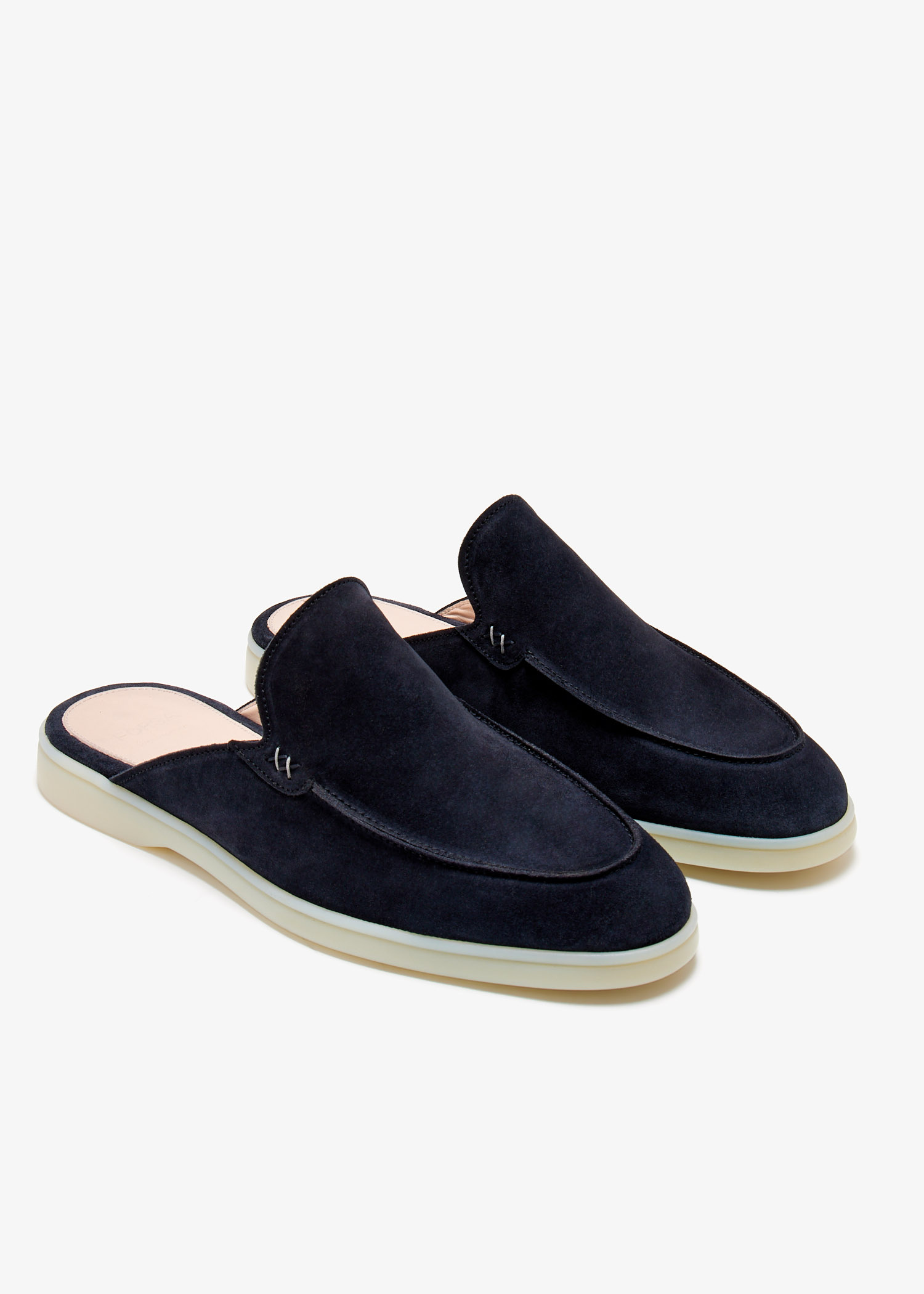 Forsa Blake slippers for Men - Navy in UAE | Level Shoes