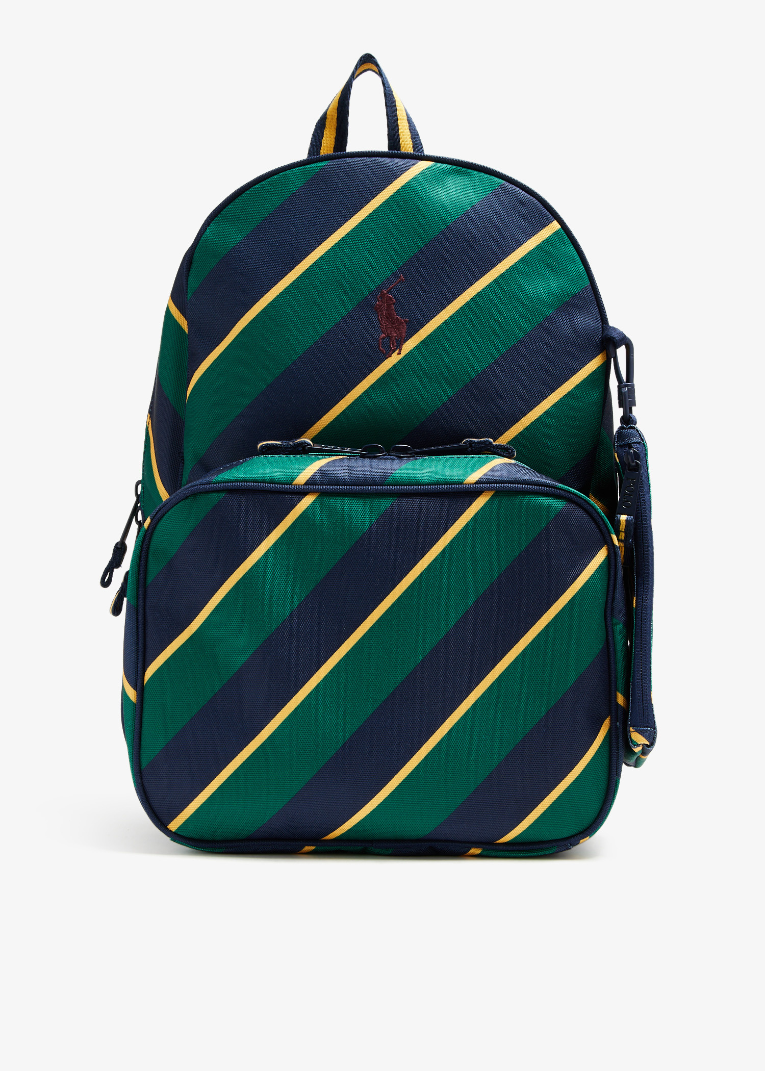 Polo Ralph Lauren Lennox Olive Green Leather Buckle Backpack Cinch Bag Polo Ralph Lauren Buckle Leather Exterior Bags & Handbags  main image 3