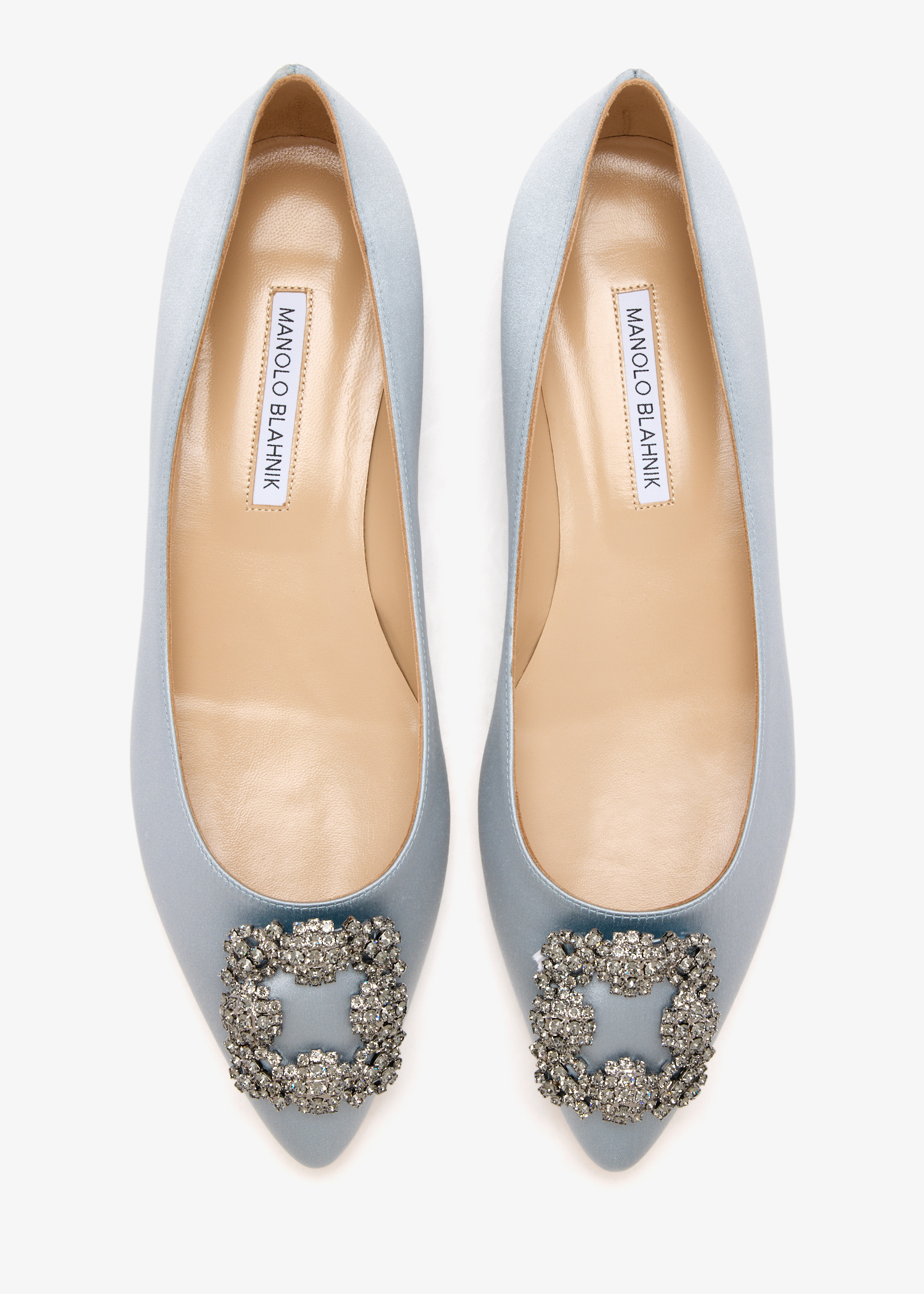 Manolo Blahnik Hangisi ballerinas for Women - Blue in UAE | Level