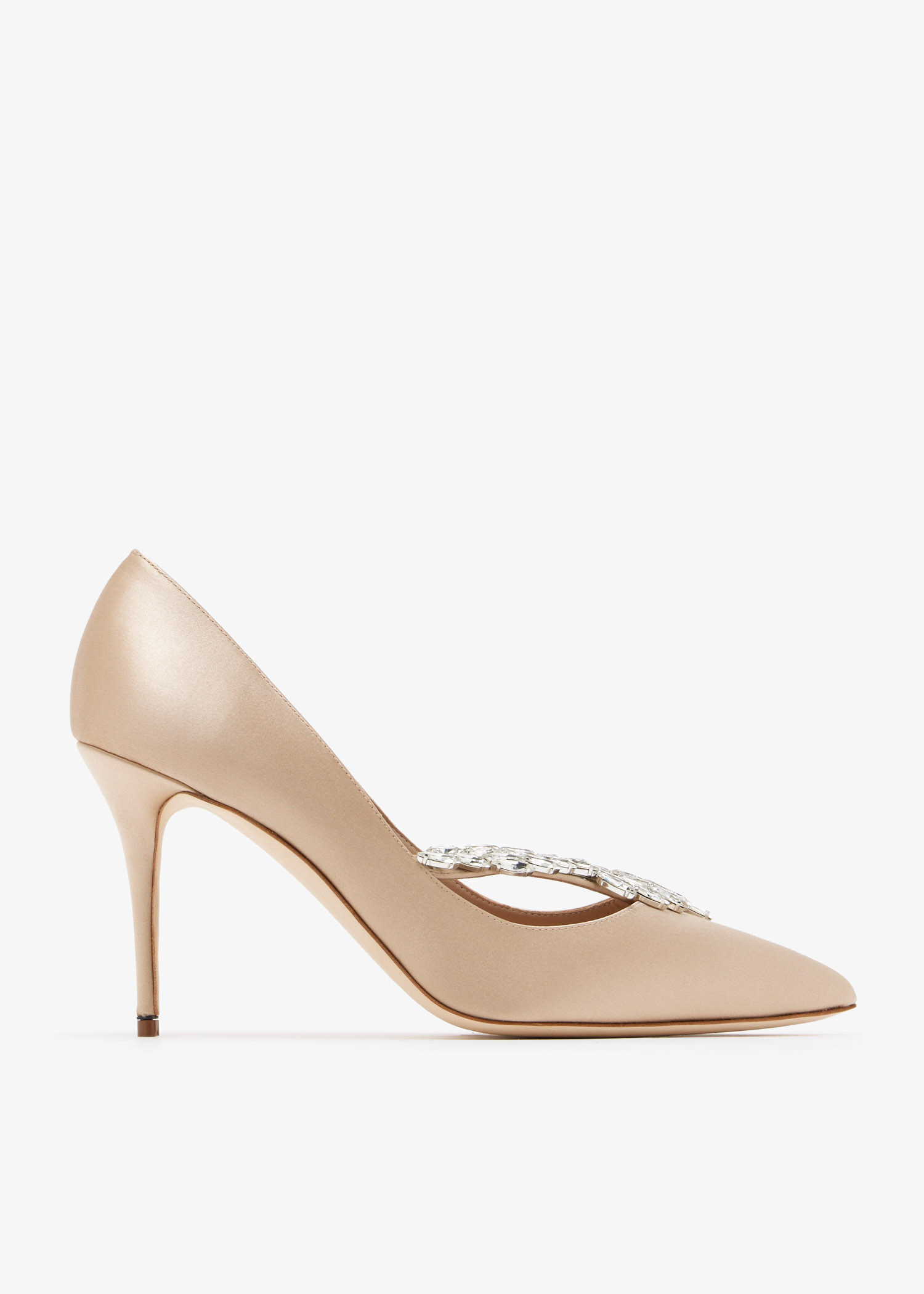 Manolo Blahnik Nadira pumps for Women - Beige in UAE | Level Shoes