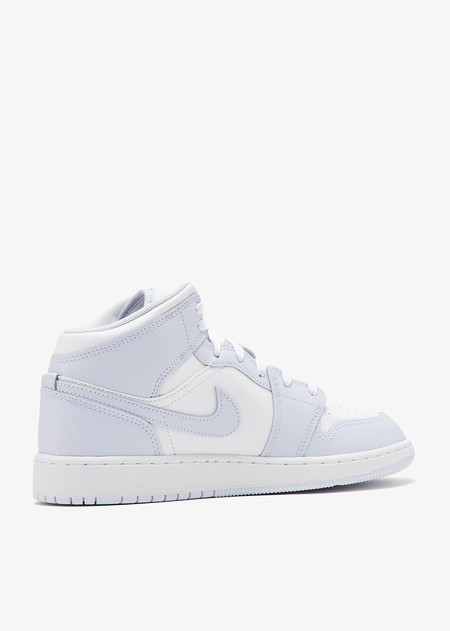NIKE Air Jordan 1 mid glay ✕ white 27cm Nike Air Jordan 1 Mid GS White | Sneaker District COM