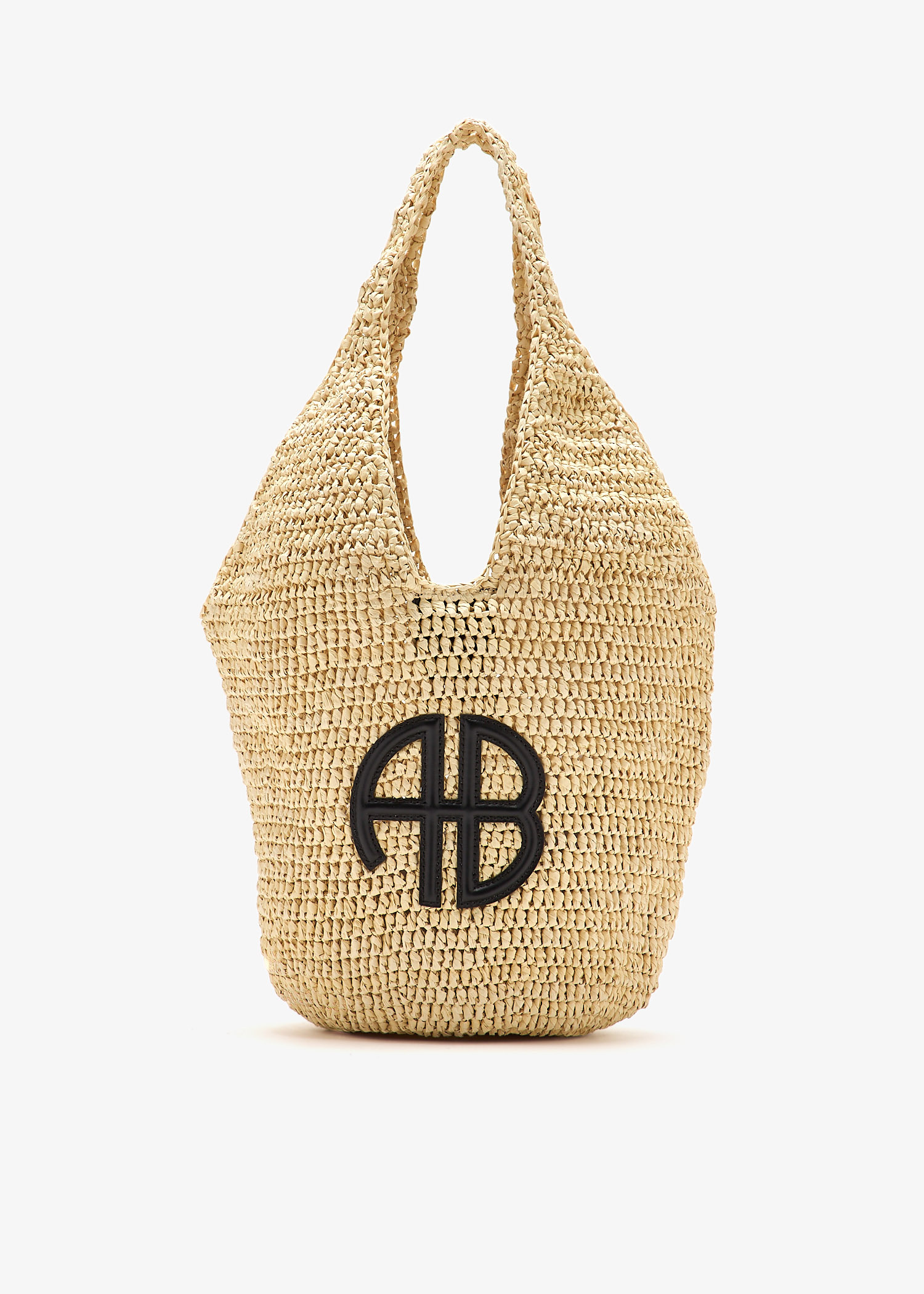 ANINE BING Small Leah hobo bag for Women - Beige in Oman