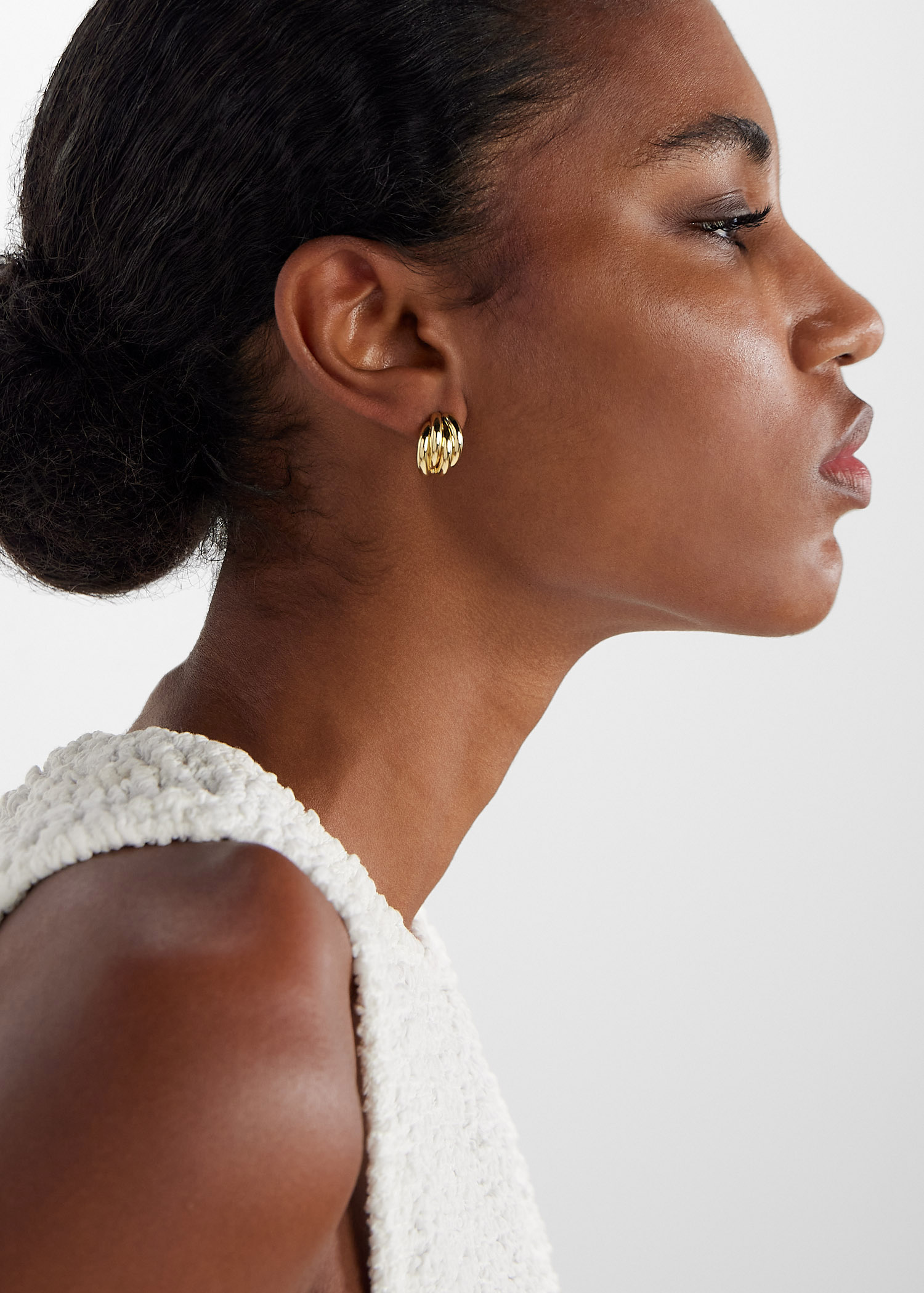 ANINE BING Knot earrings for Women - Gold in Bahrain | Level