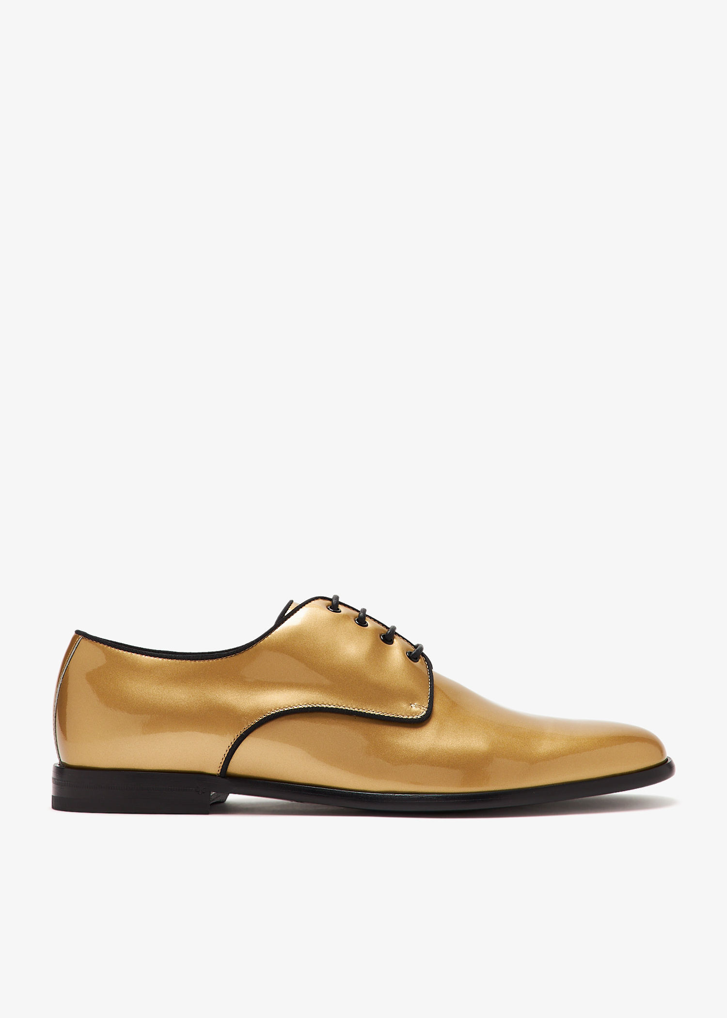 Dolce&Gabbana Calfskin derby shoes for Men - Gold in UAE