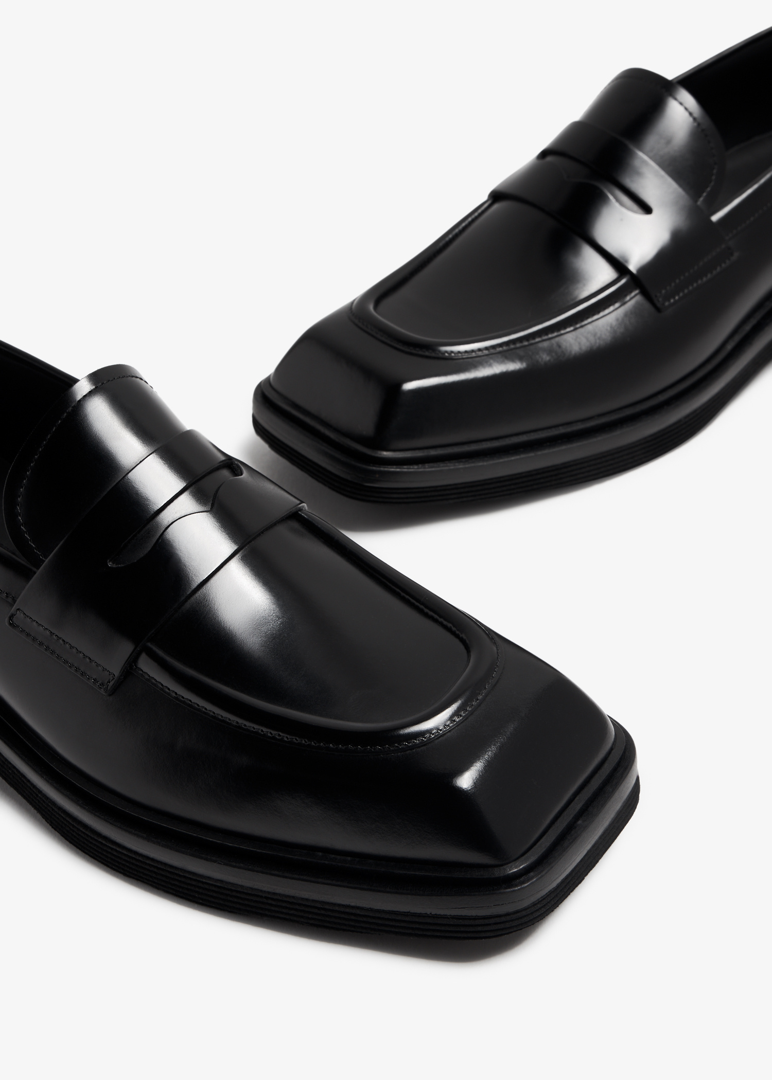 Dolce&Gabbana Square-toe loafers for Men - Black in USA | Level Shoes