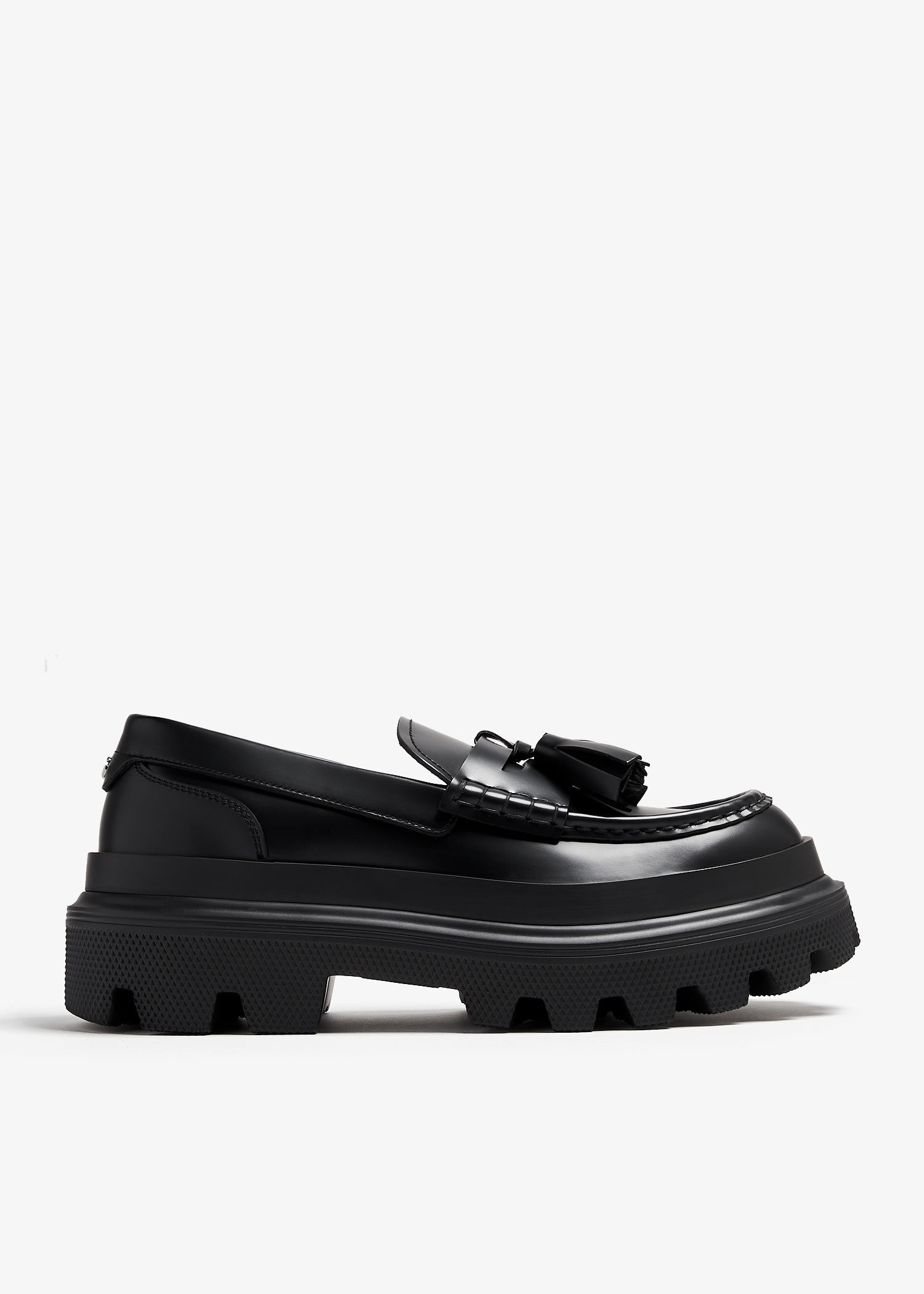 Dolce&Gabbana Leather loafers for Men - Black in UAE | Level