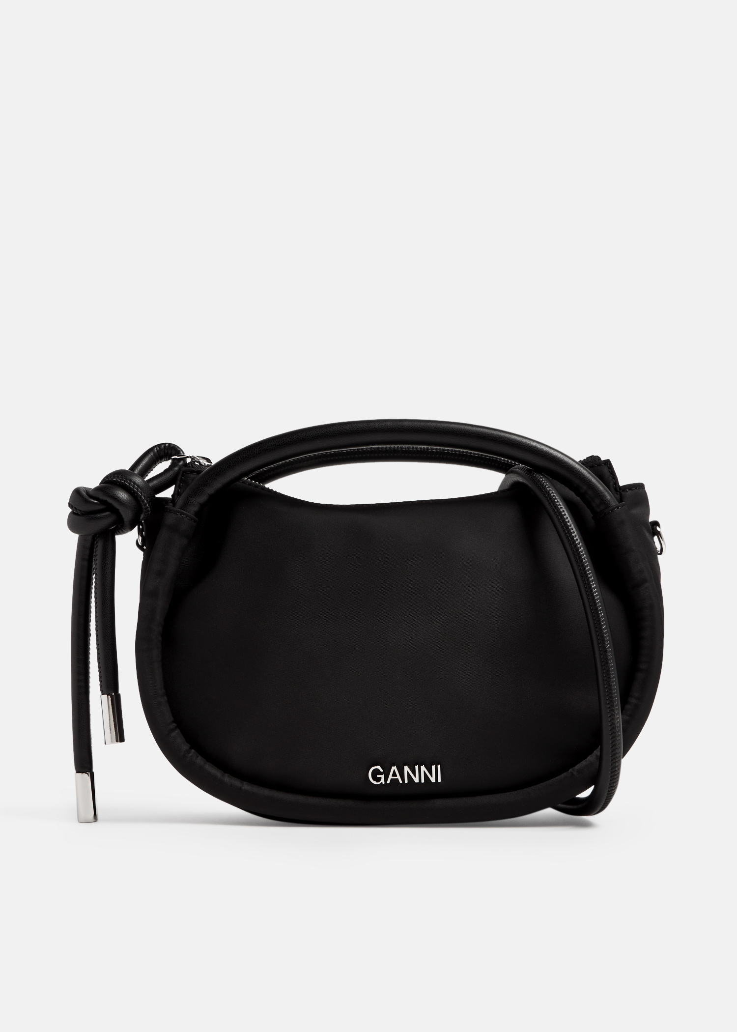 Ganni Mini Knot bag for Women - Black in USA | Level Shoes