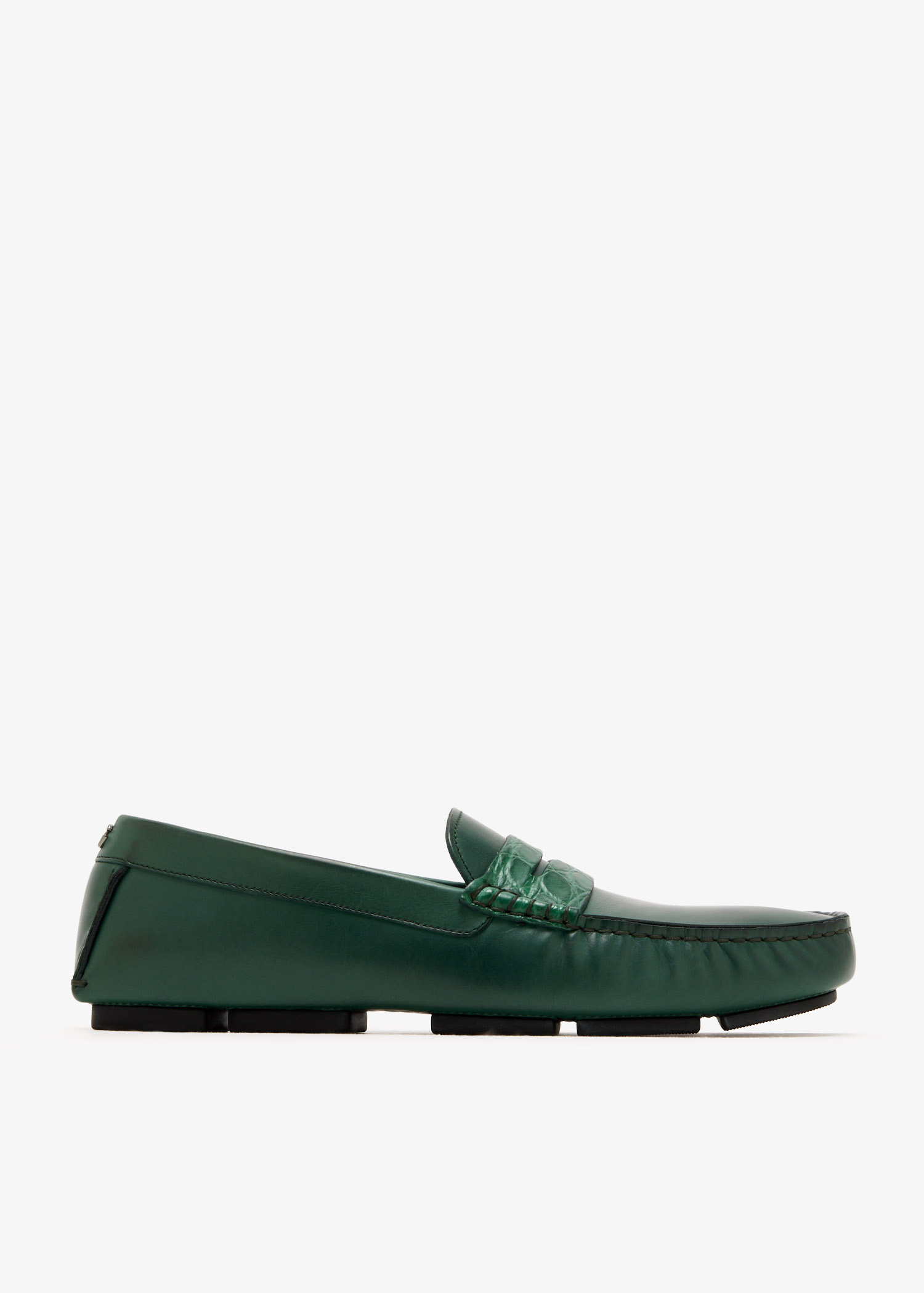 Dolce&Gabbana DG driver loafers for Men - Green in UAE  display picture 3