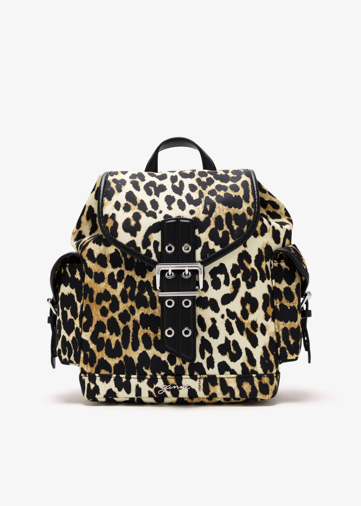 Ganni Small Bucky backpack for Women - Animal Printed in UAE