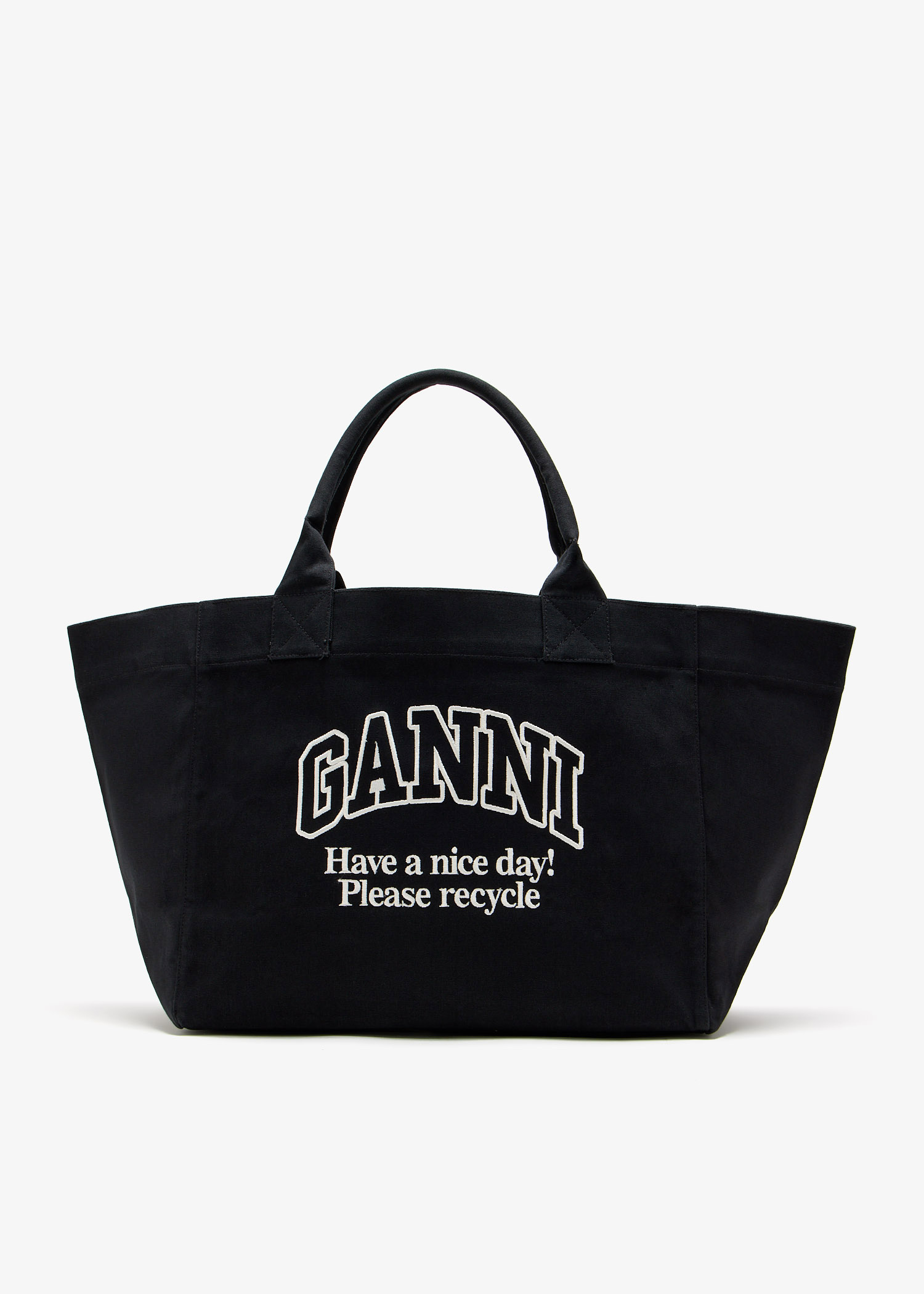 トートバッグ Ganni FW24 (A6206 890) セール】GANNI Large Easy Shopper（トートバッグ）｜GANNI