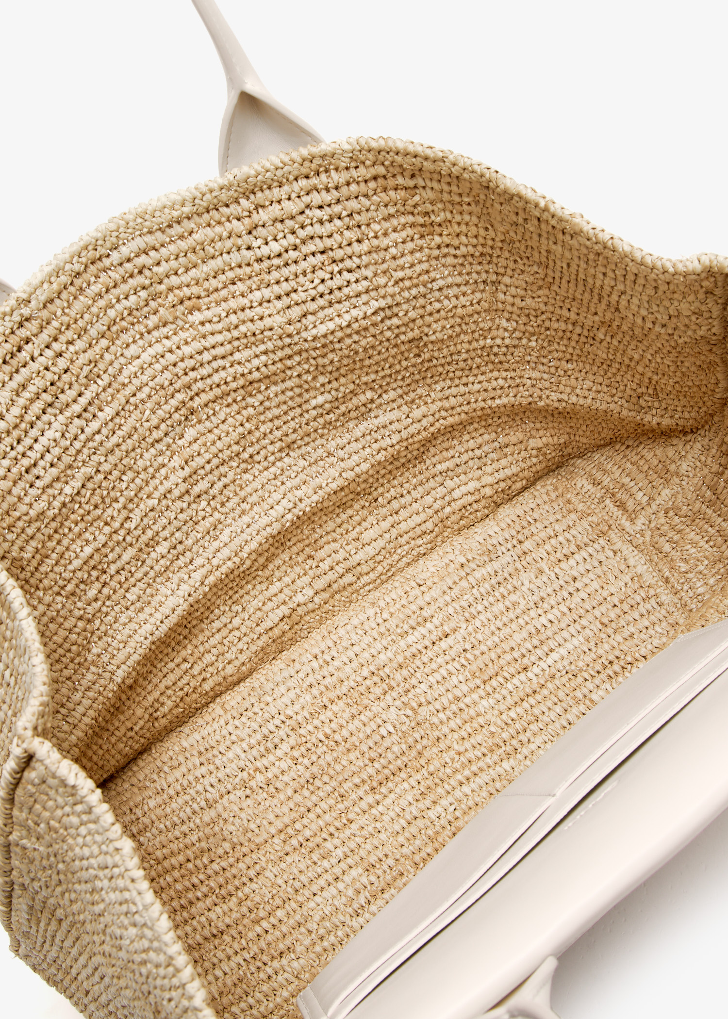 Ganni Easy medium shopper bag for Women - Beige in UAE Ganni Easy medium shopper bag for Women - Beige in UAE