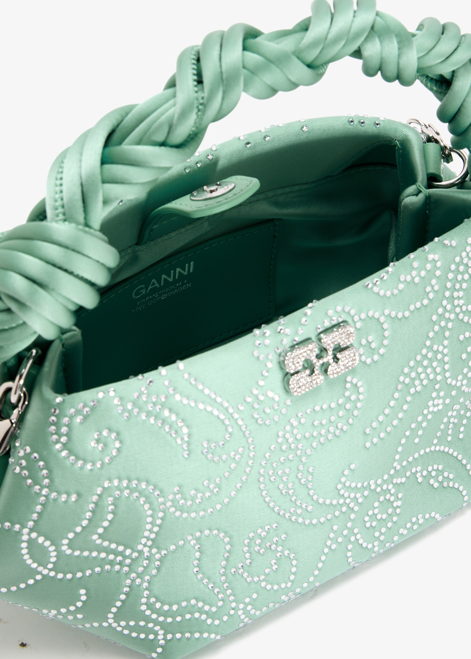 Ganni スパンコール　ミニバッグ GANNI / ガニー】 Butterfly Small Pouch Sequin（ハンドバッグ
