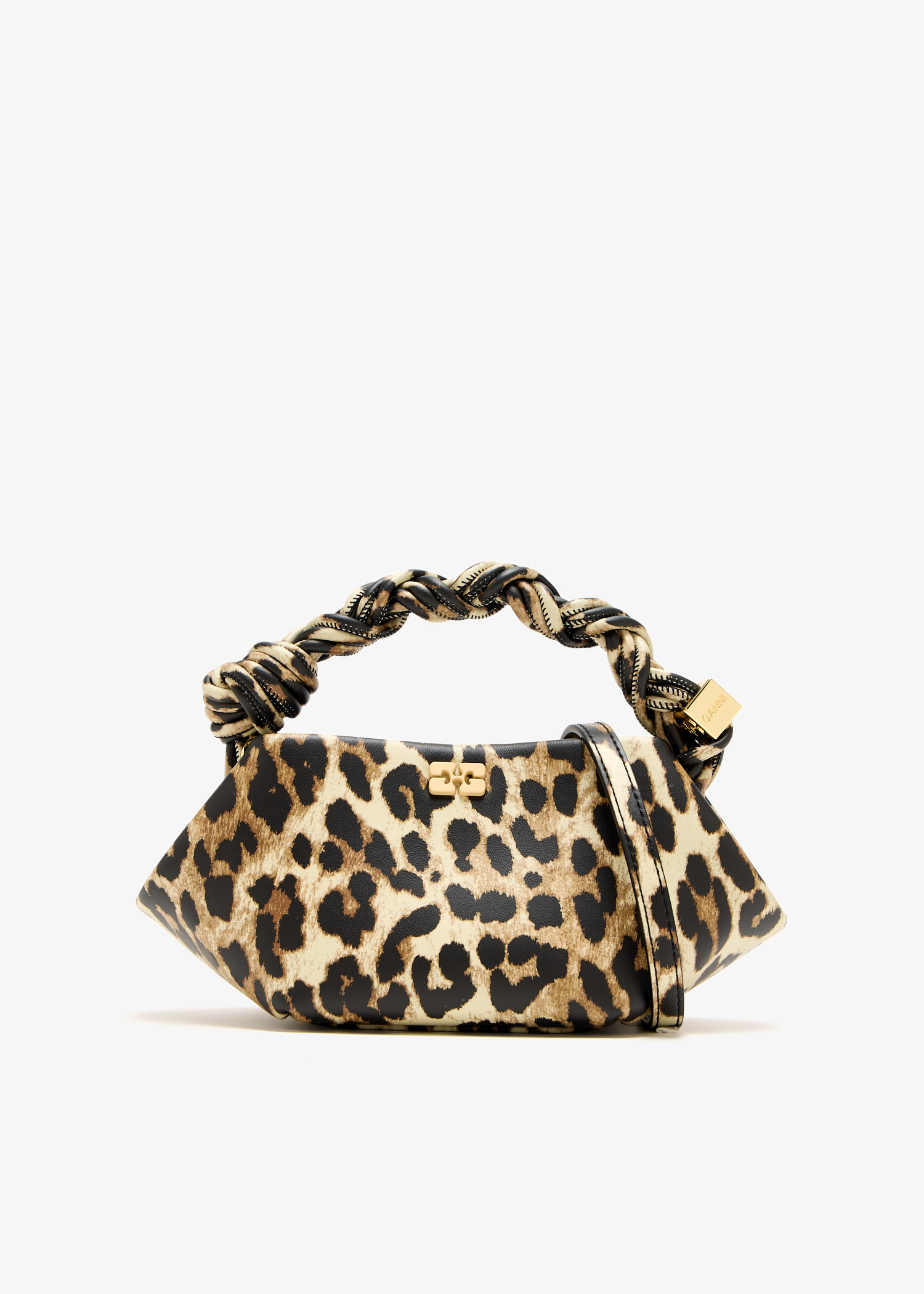 ★GANNI★ レッド ミニ GANNI Bou レオパード バッグ Bou Bag Mini