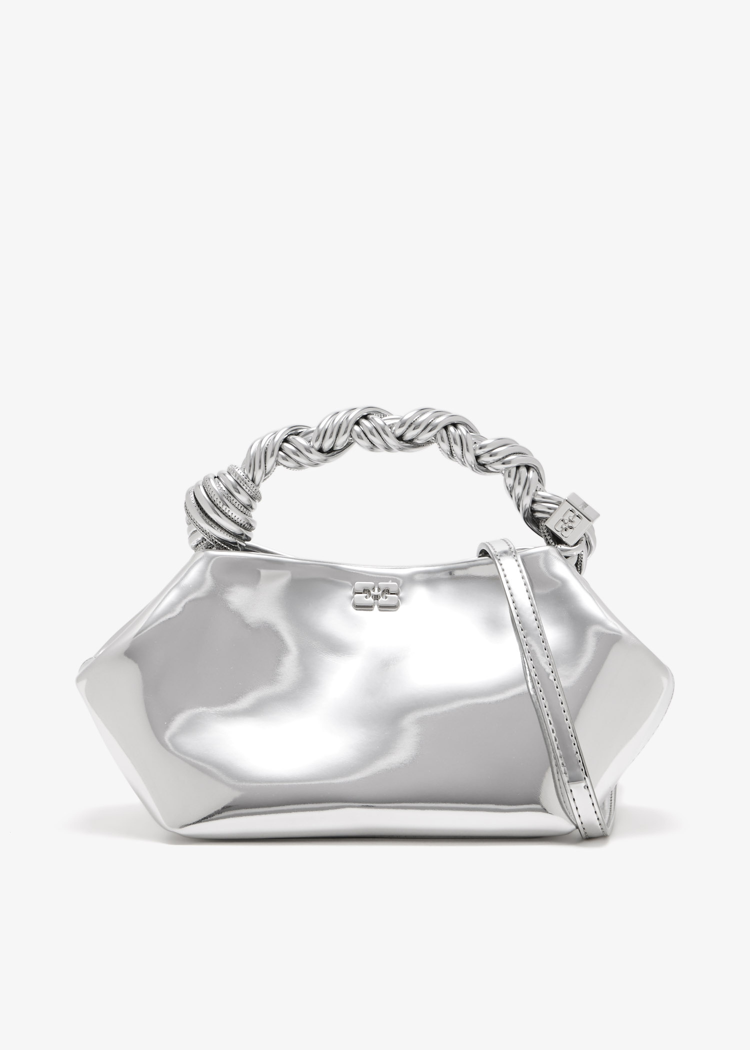Ganni Small GANNI Bou bag for Women - Silver in UAE | Level