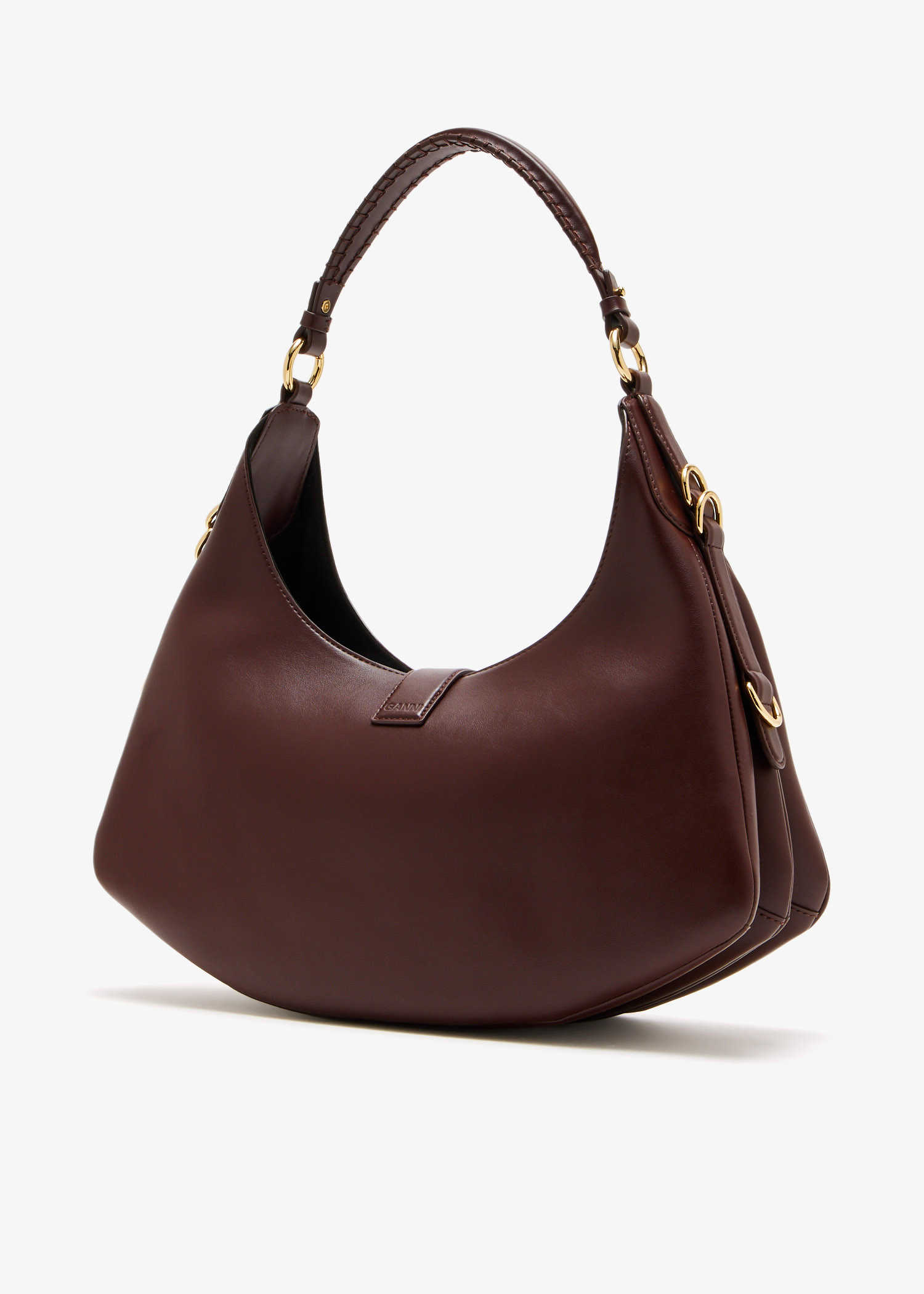 Ganni Small Kat bag for Women - Brown in UAE | Level Shoes