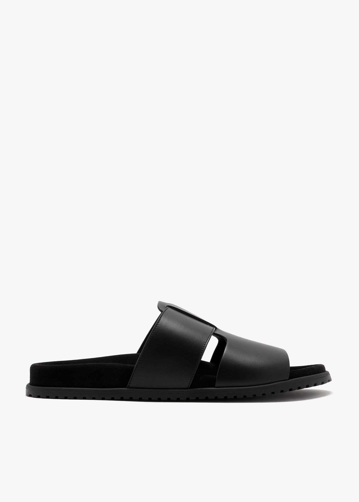 Dolce&Gabbana DG Calfskin sandals for Men - Black in UAE | Level Shoes