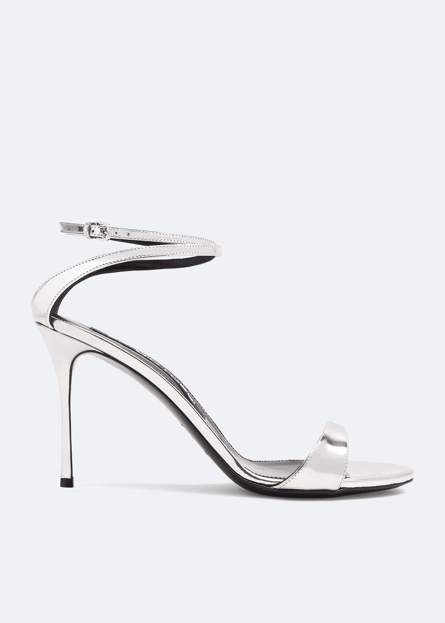 Sergio Rossi Godiva 90 sandals for Women - Silver in UAE | Level Shoes
