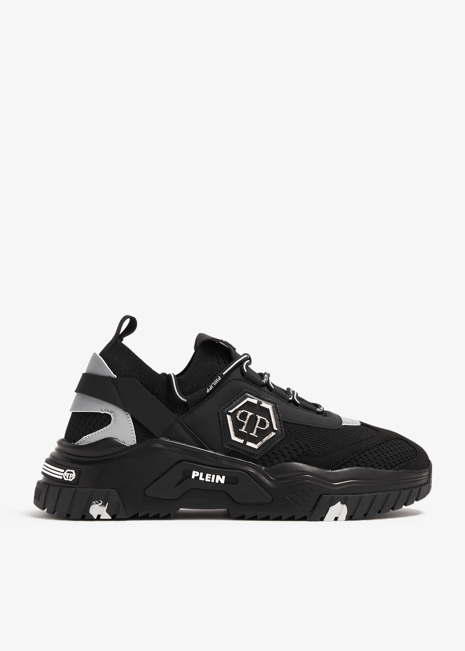 Philipp Plein Predator vegan sneakers for Men - Black in