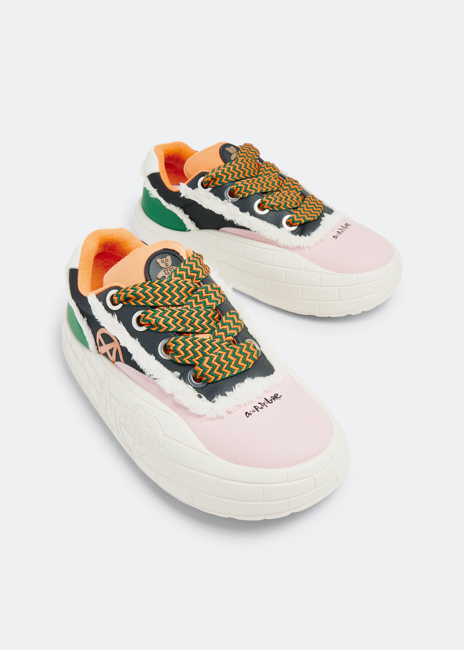 Acupuncture NYU Vulc Furry sneakers for Women - Pink in UAE