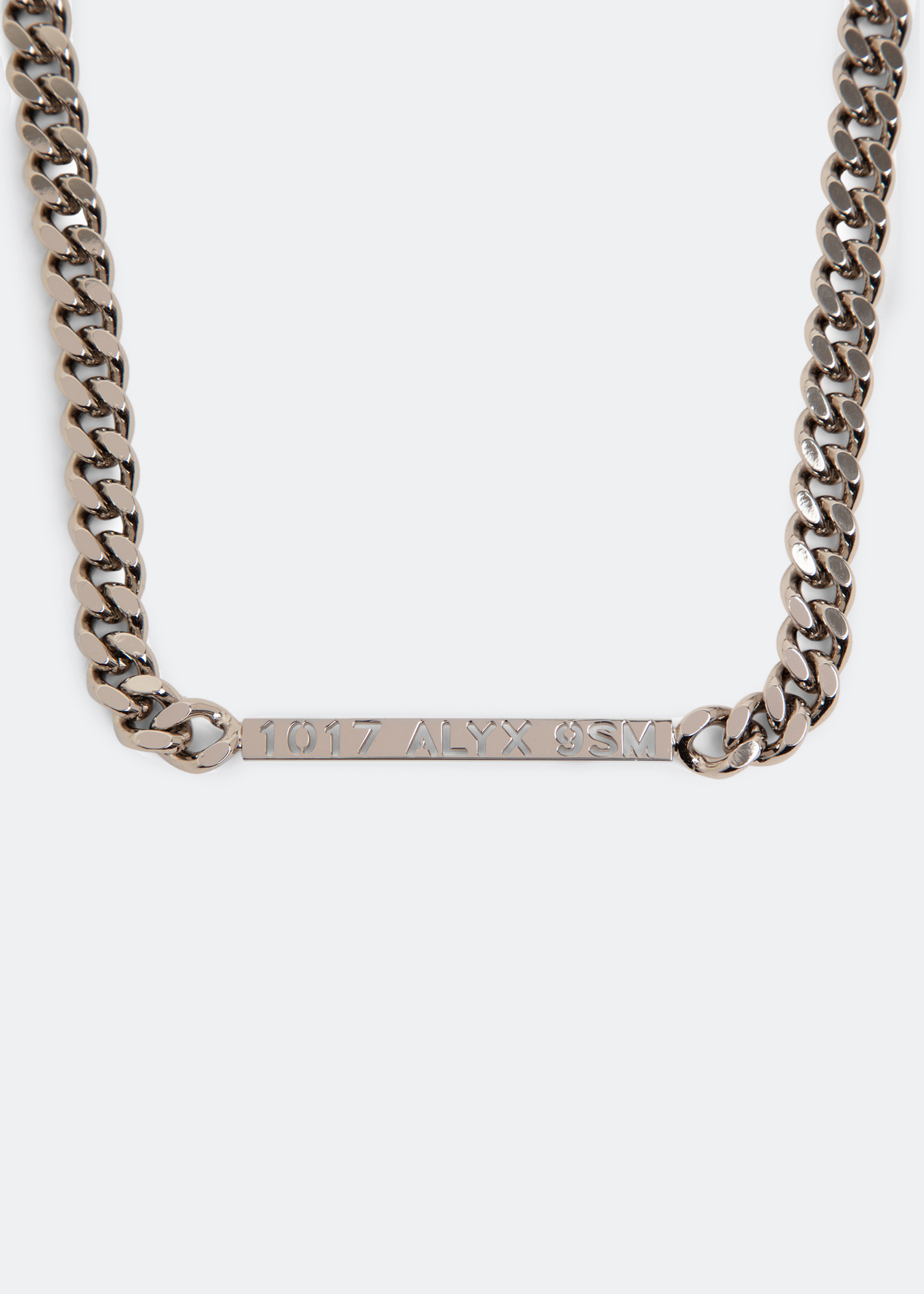 Alyx Logo buckle necklace for Men - Silver in UAE | Level Shoes