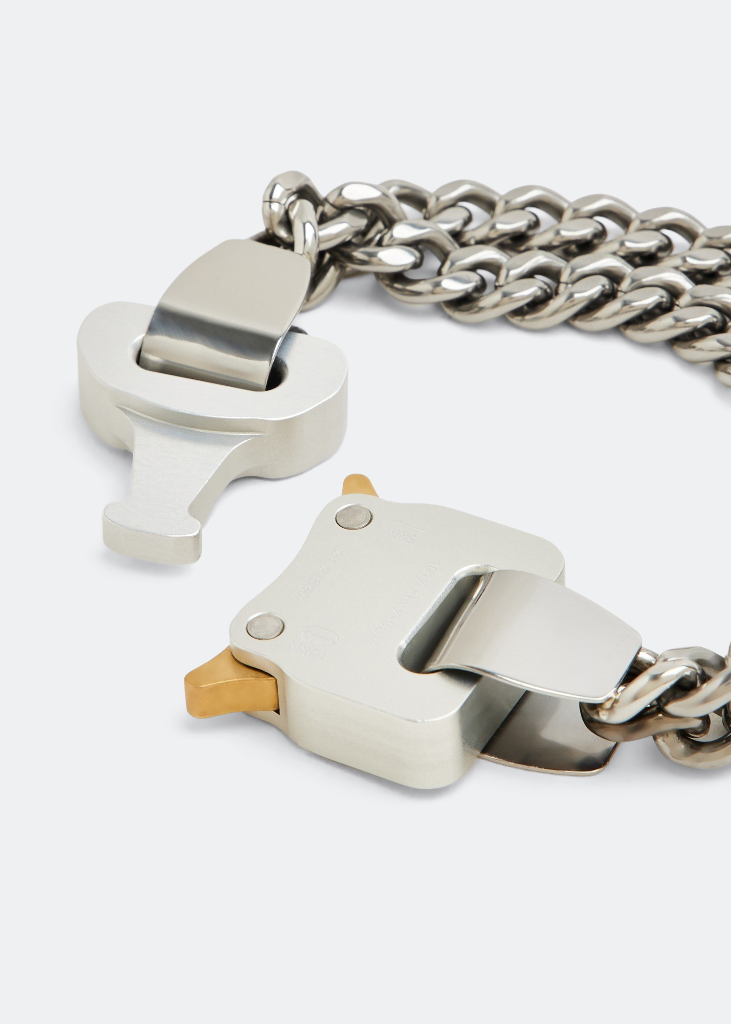 Alyx Double chain bracelet for Men - Silver in KSA | Level Shoes