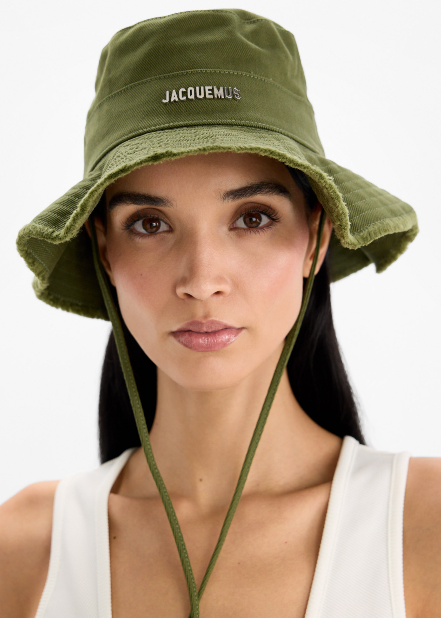 Jacquemus Le Bob Artichaut hat for Women - Green in UAE