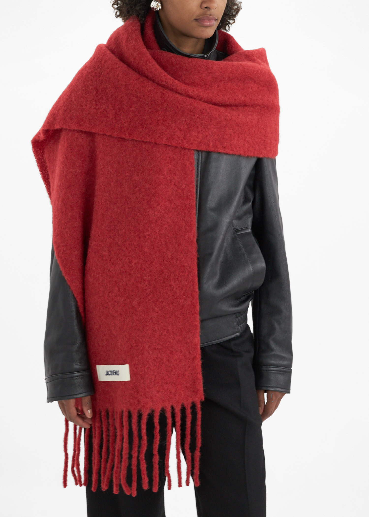 Jacquemus L'écharpe Carro scarf for Women - Red in USA | Level Shoes