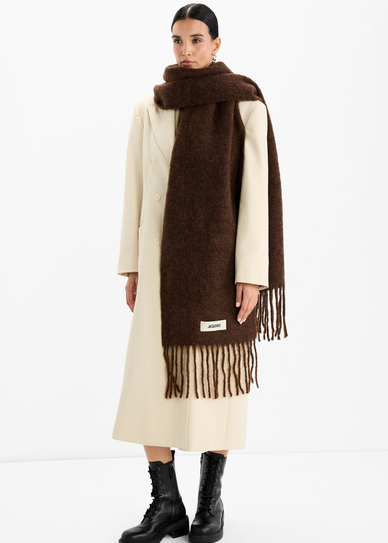 Jacquemus L'écharpe Carro scarf for Women - Brown in UAE