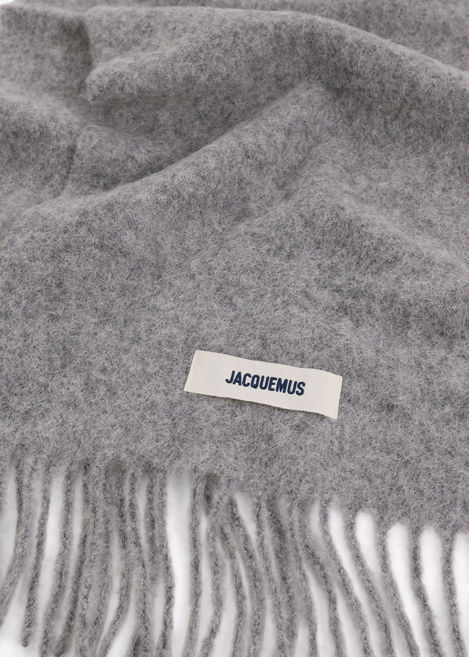 Jacquemus L'écharpe Carro scarf for Women - Grey in UAE