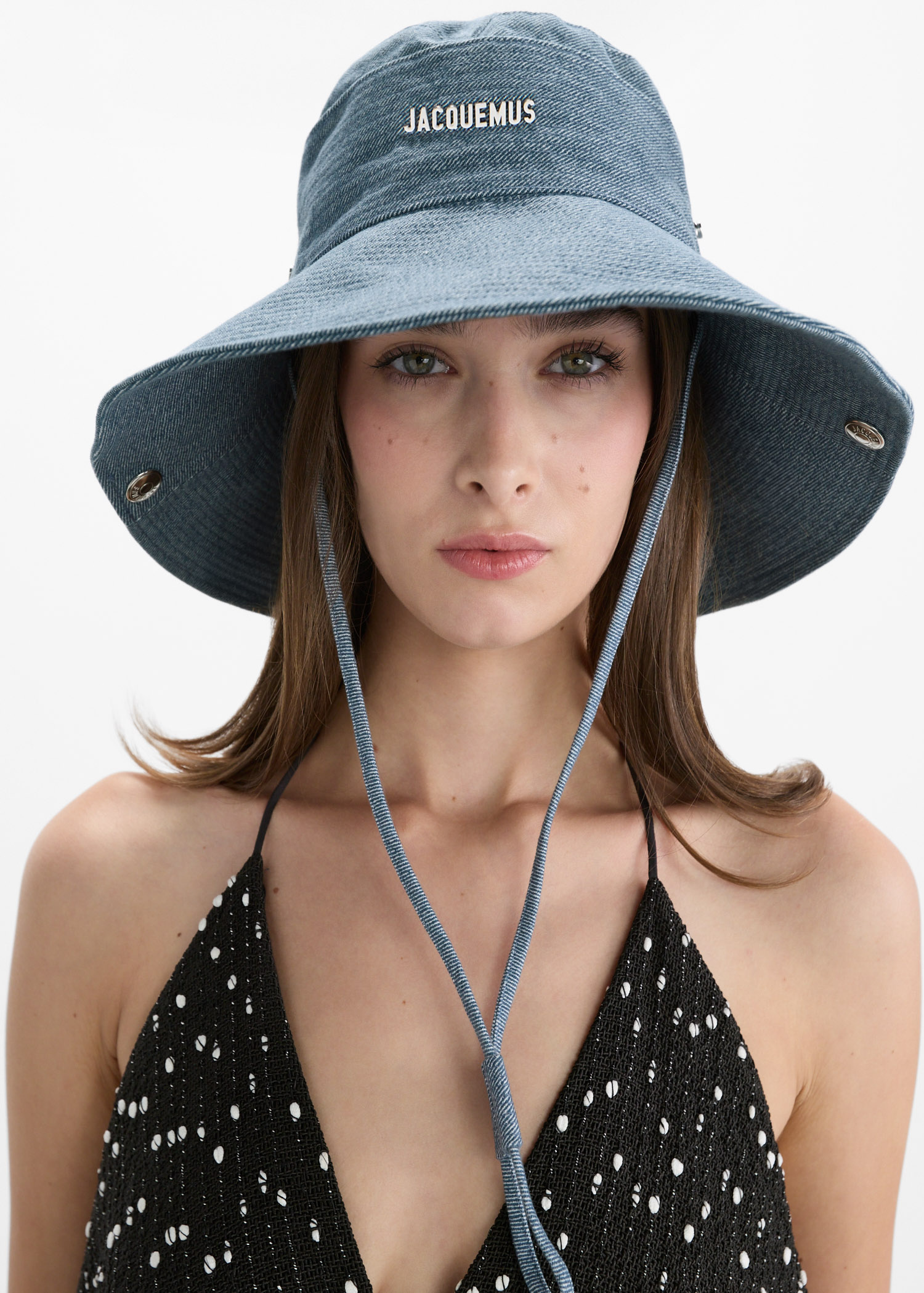 Jacquemus Le Bob de-Nîmes hat for Women - Blue in USA | Level Shoes