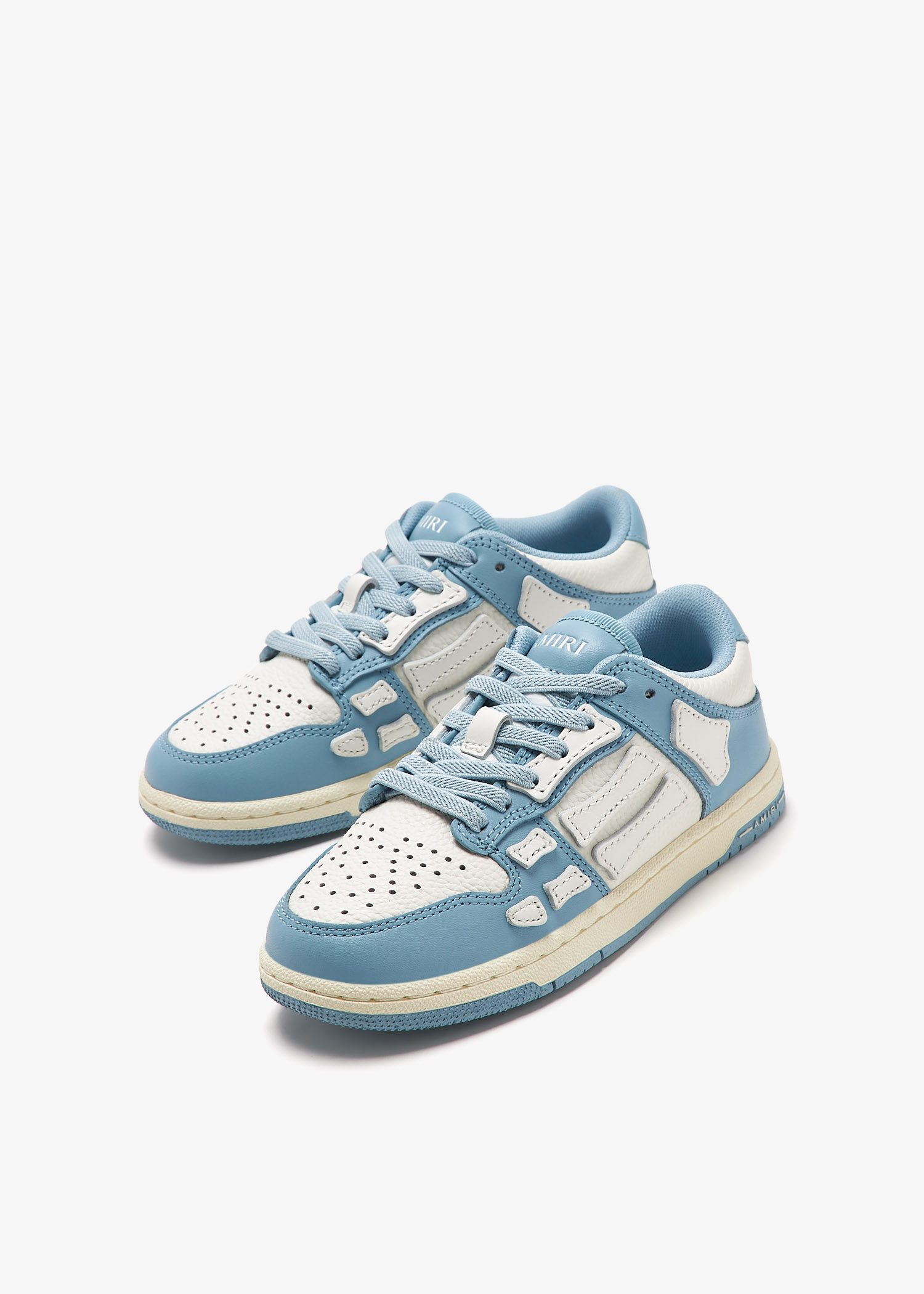 RINON グッズ Amiri Amiri Kids Leather Bone Runner Trainers in Red