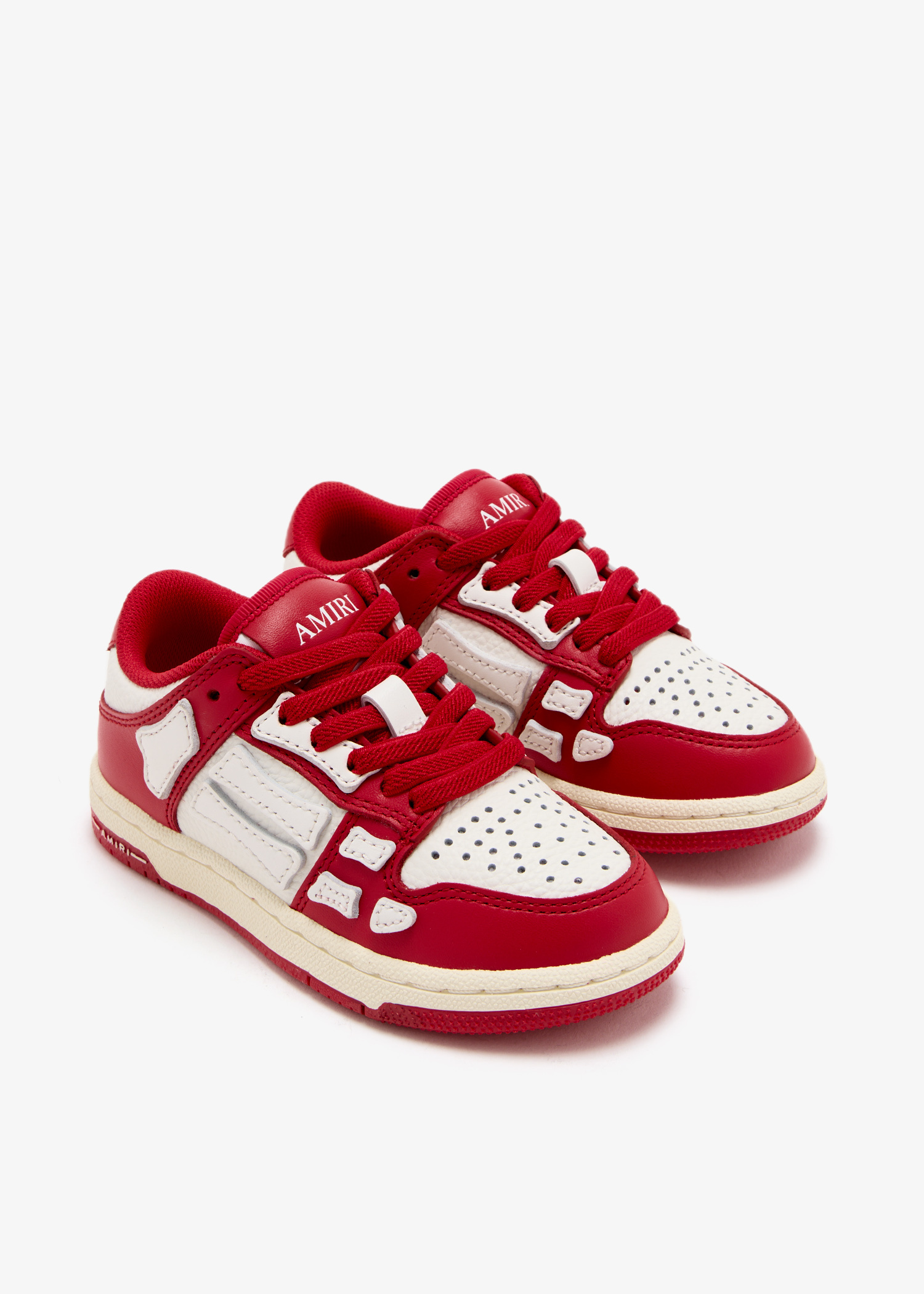 Amiri MA-1 Crystal Red White Cream Sneaker Sz 10 (43) – The  AMIRI Kids Red and Cream Sneakers display picture 1