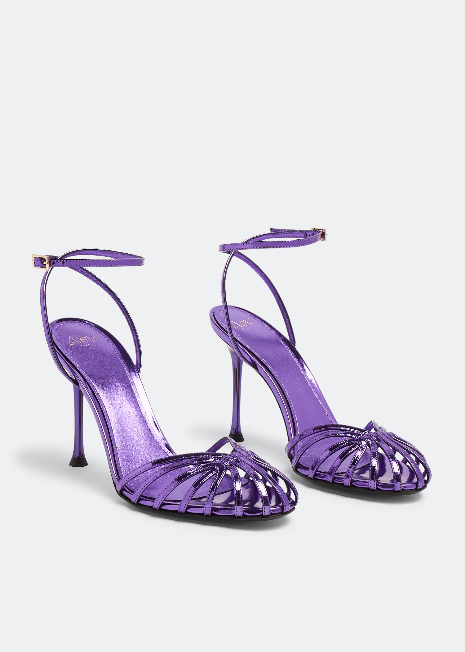 Alevì Milano Ally sandals for Women - Purple in UAE | Level