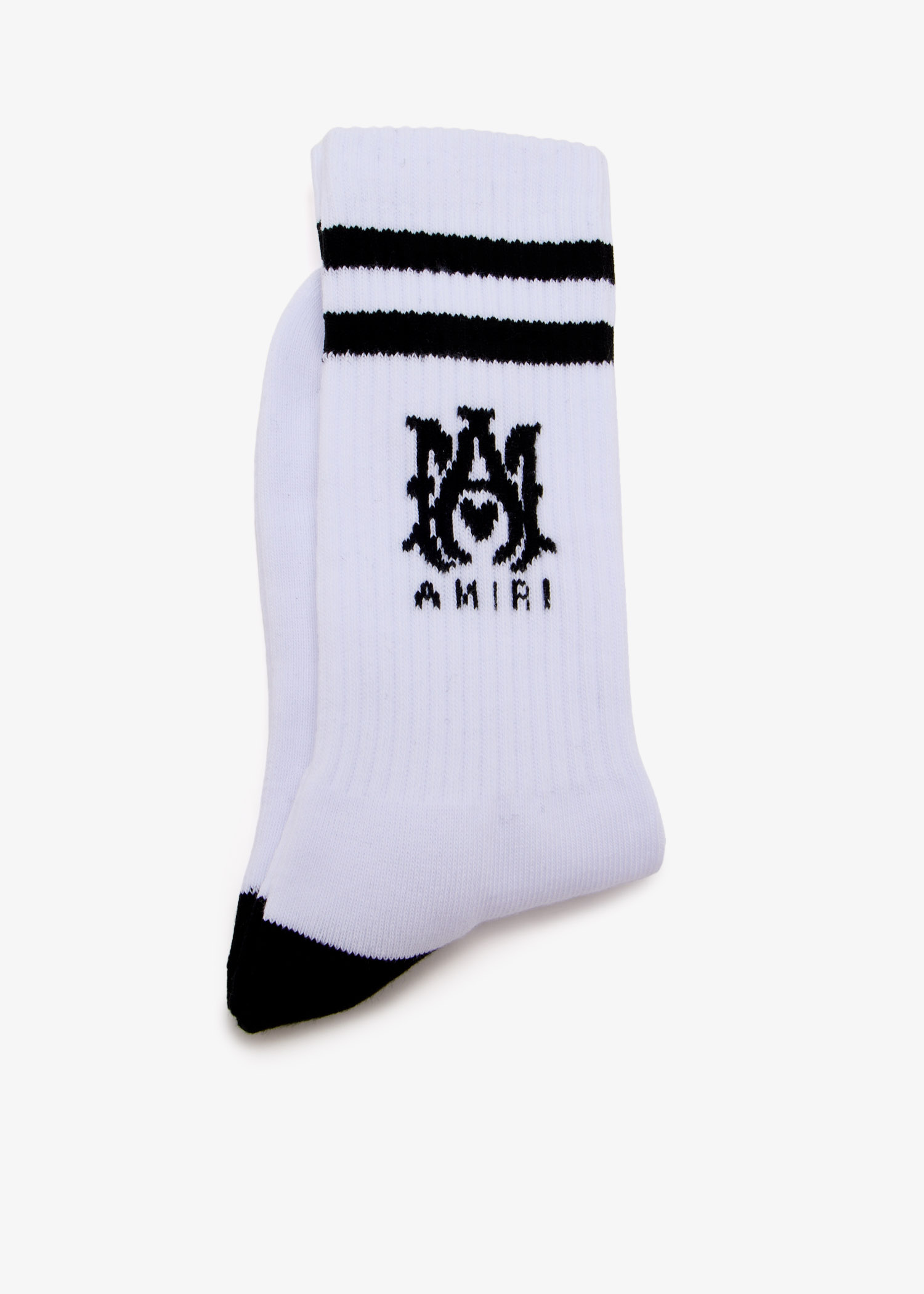 【関税込み】AMIRI オフホワイト＆ブルー MA Core Logo ソックス amiri-white-and-red-ma-quad-