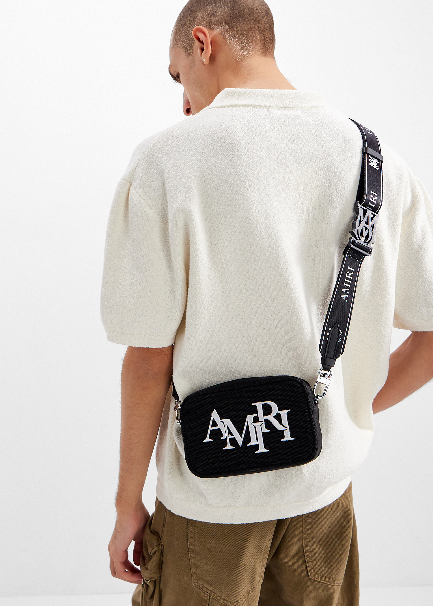 AMIRI Staggered Camera bag for Men - Black in UAE | Level Shoes